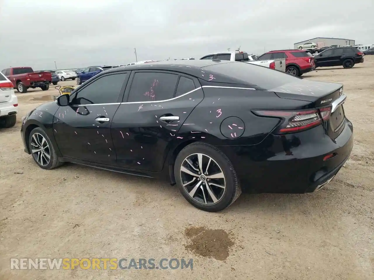 2 fotografías del automóvil dañado 1N4AA6CV7MC514093 NISSAN MAXIMA 2021