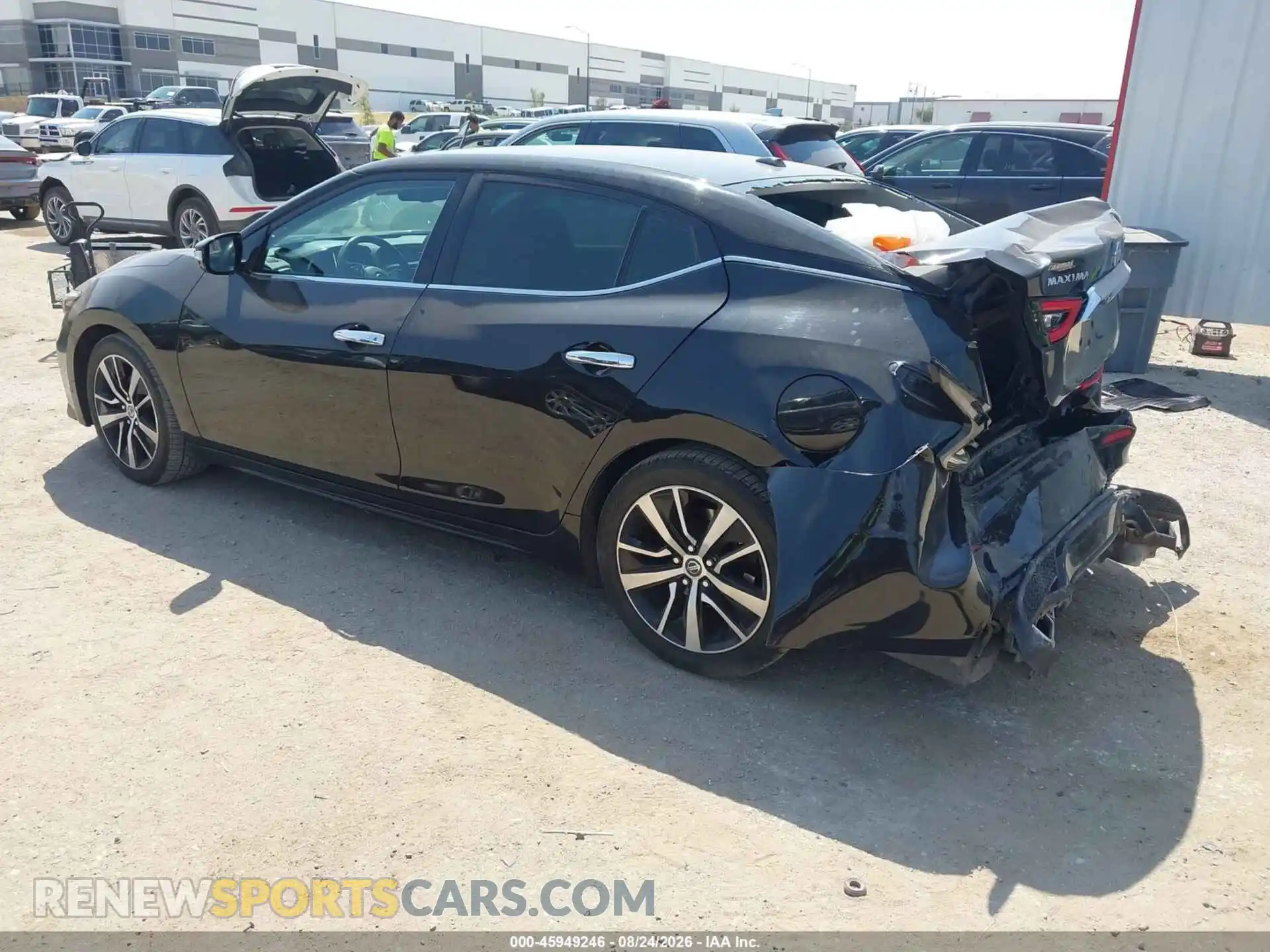 3 fotografías del automóvil dañado 1N4AA6CV8MC514717 NISSAN MAXIMA 2021