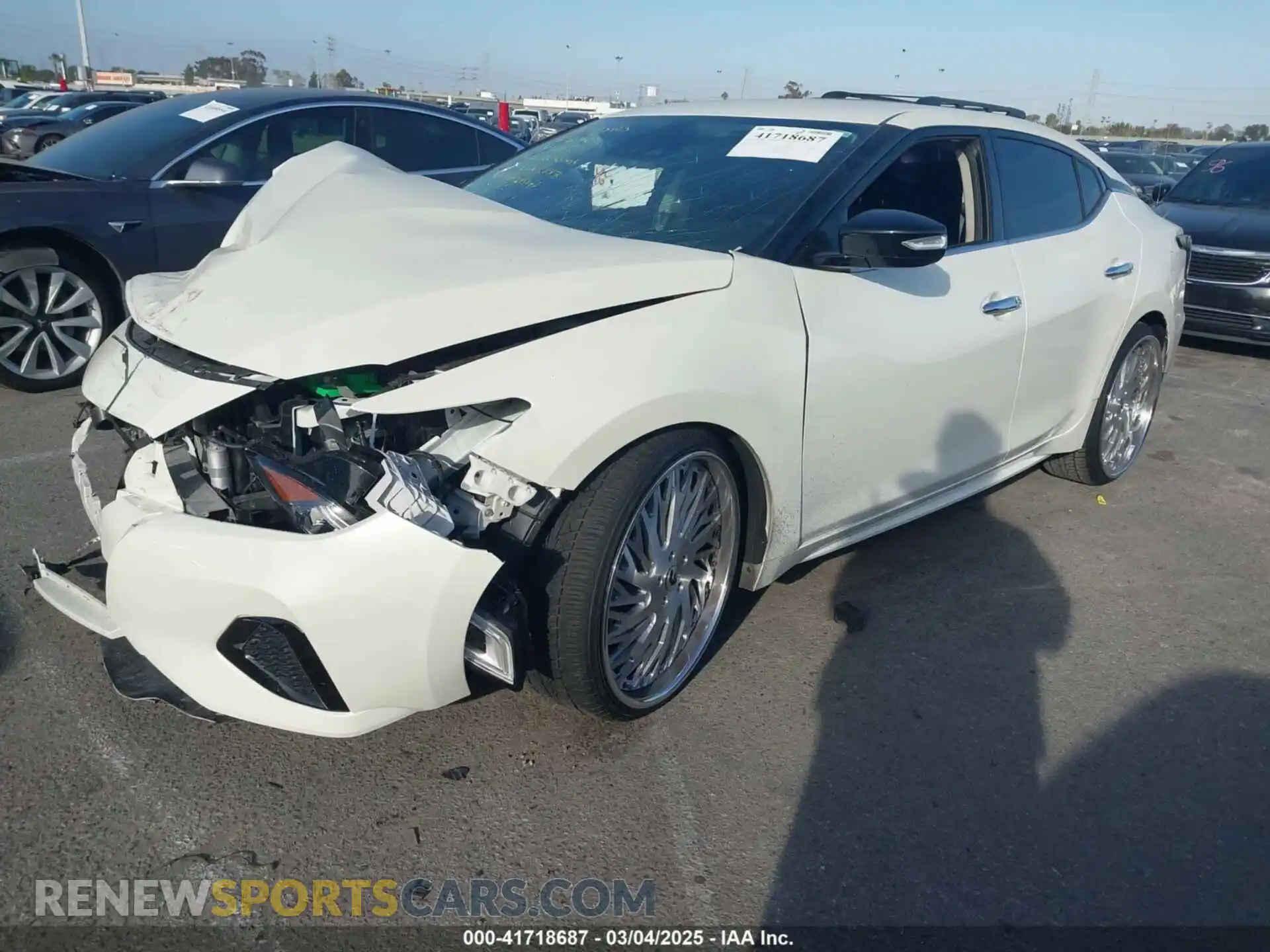 2 Photograph of a damaged car 1N4AA6CV9MC502835 NISSAN MAXIMA 2021