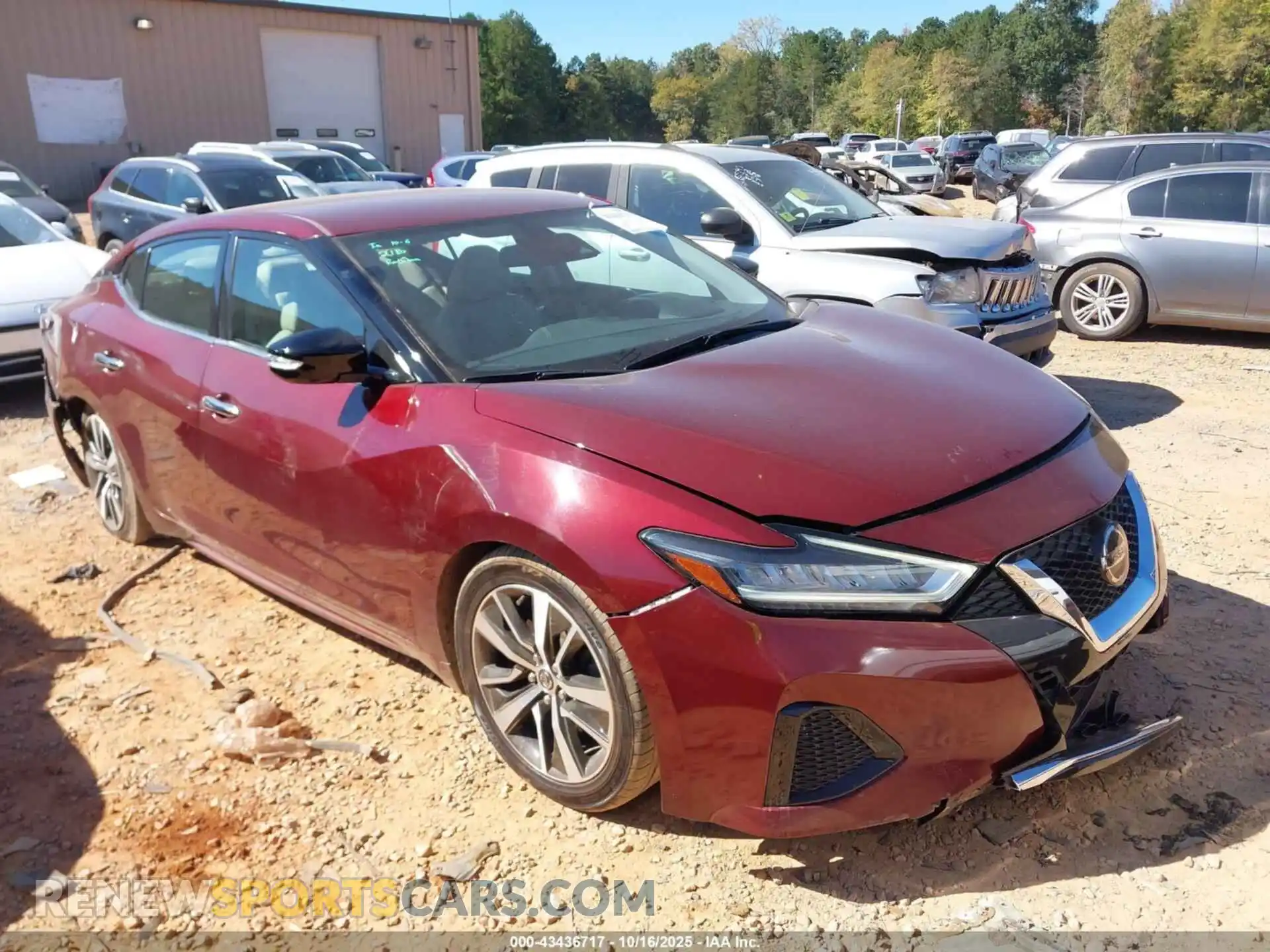 1 Photograph of a damaged car 1N4AA6CVXMC501936 NISSAN MAXIMA 2021