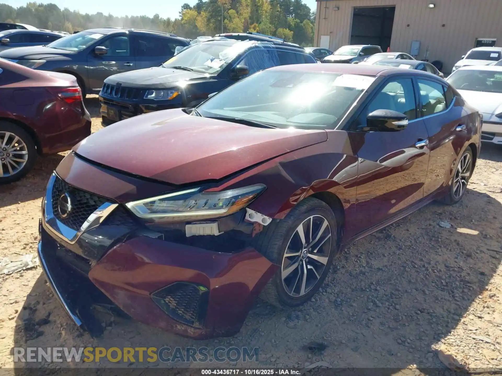 2 Photograph of a damaged car 1N4AA6CVXMC501936 NISSAN MAXIMA 2021