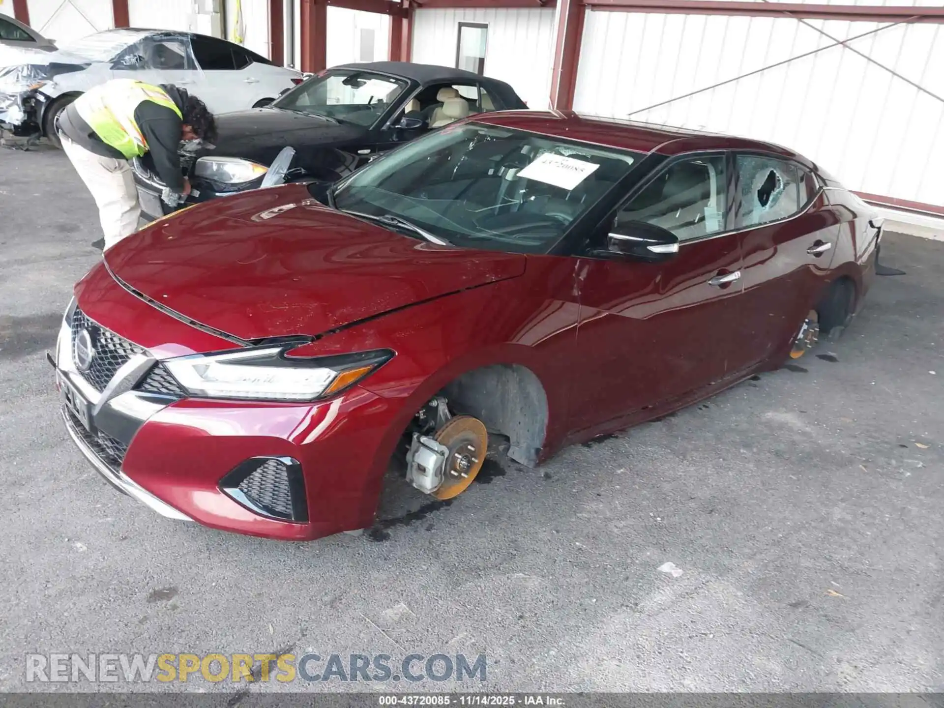 2 Photograph of a damaged car 1N4AA6CVXMC502682 NISSAN MAXIMA 2021
