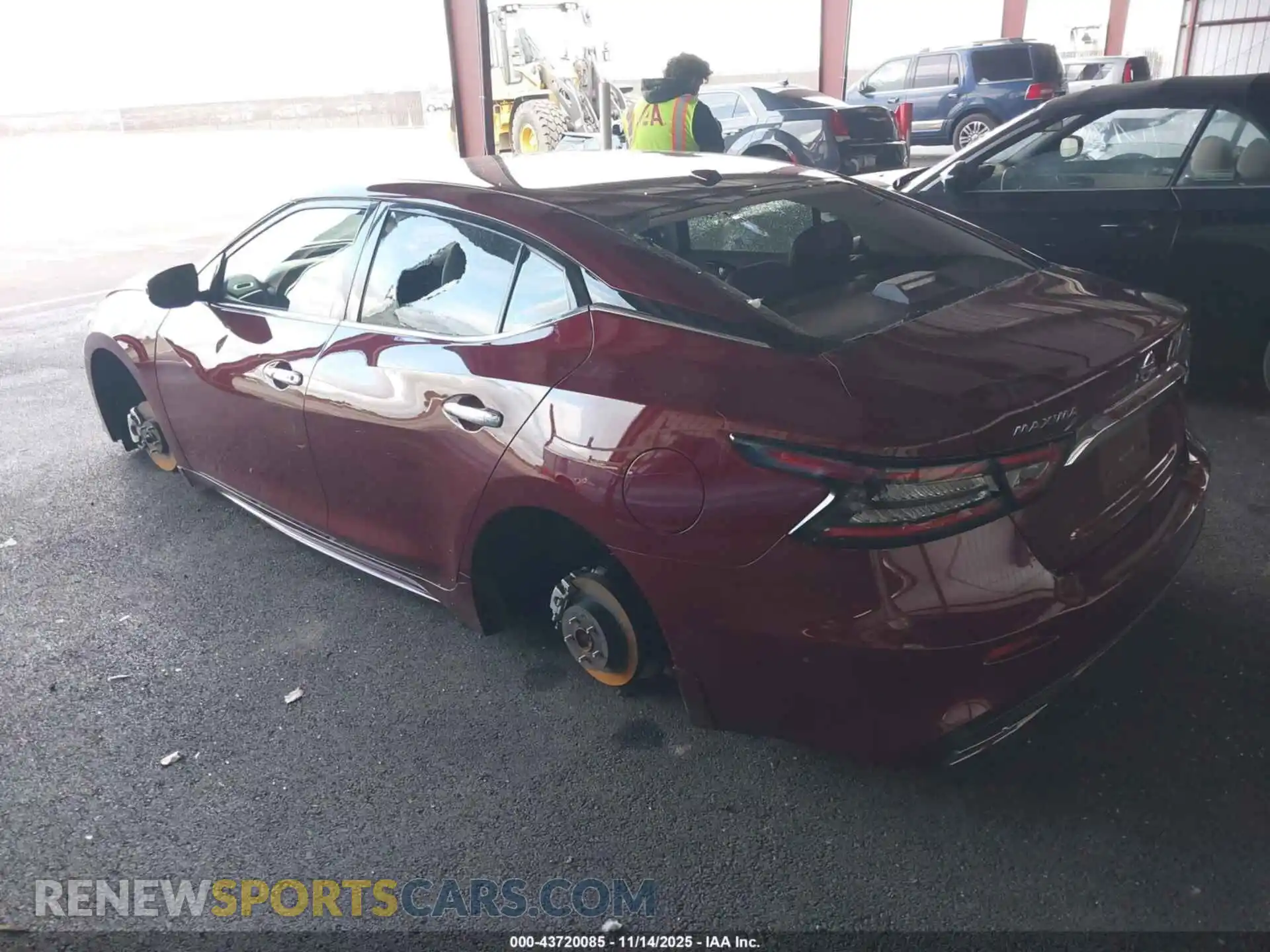 3 Photograph of a damaged car 1N4AA6CVXMC502682 NISSAN MAXIMA 2021