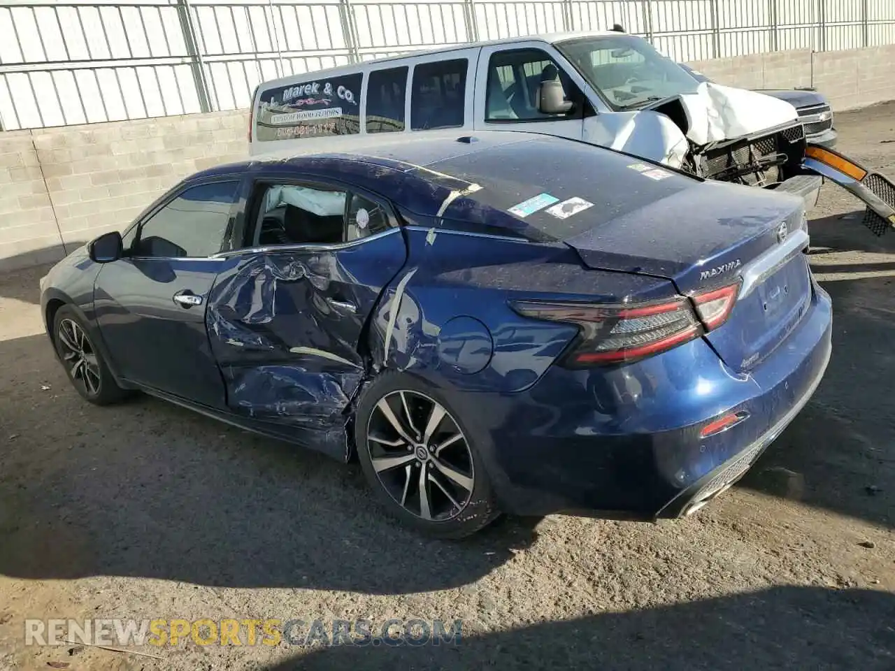 2 Photograph of a damaged car 1N4AA6CVXMC503914 NISSAN MAXIMA 2021