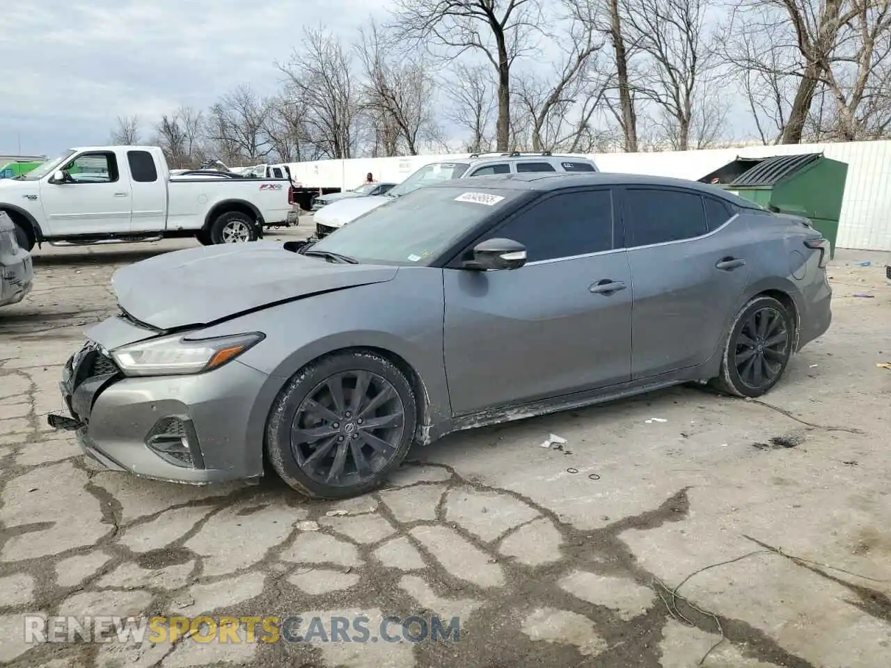 1 Photograph of a damaged car 1N4AA6EV1MC501126 NISSAN MAXIMA 2021