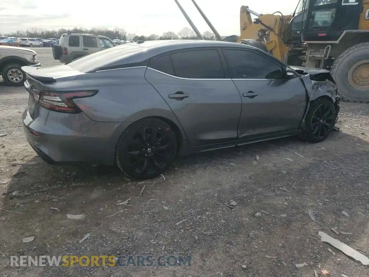 3 Photograph of a damaged car 1N4AA6EV3MC507526 NISSAN MAXIMA 2021