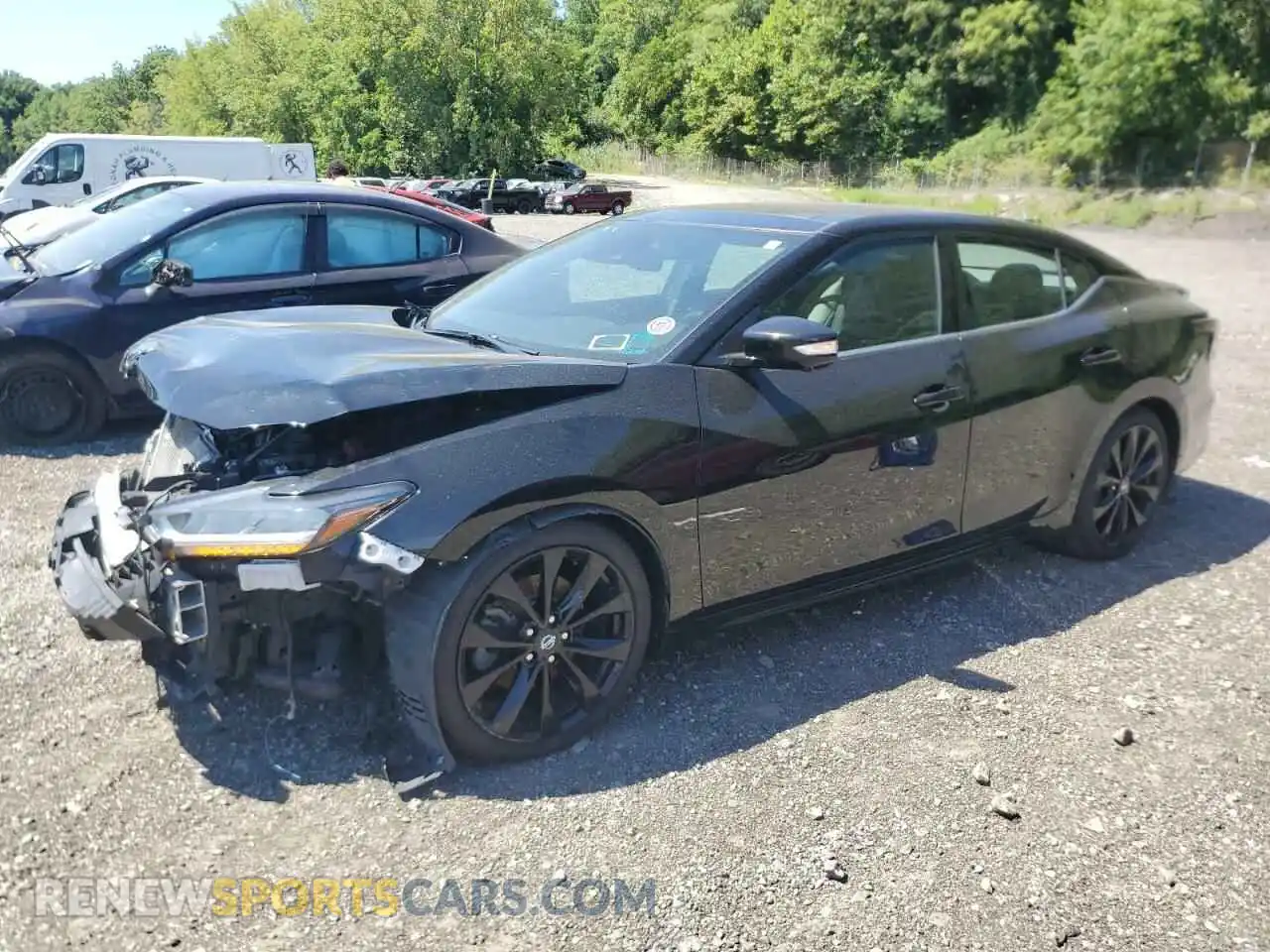 1 Photograph of a damaged car 1N4AA6EV8MC509207 NISSAN MAXIMA 2021