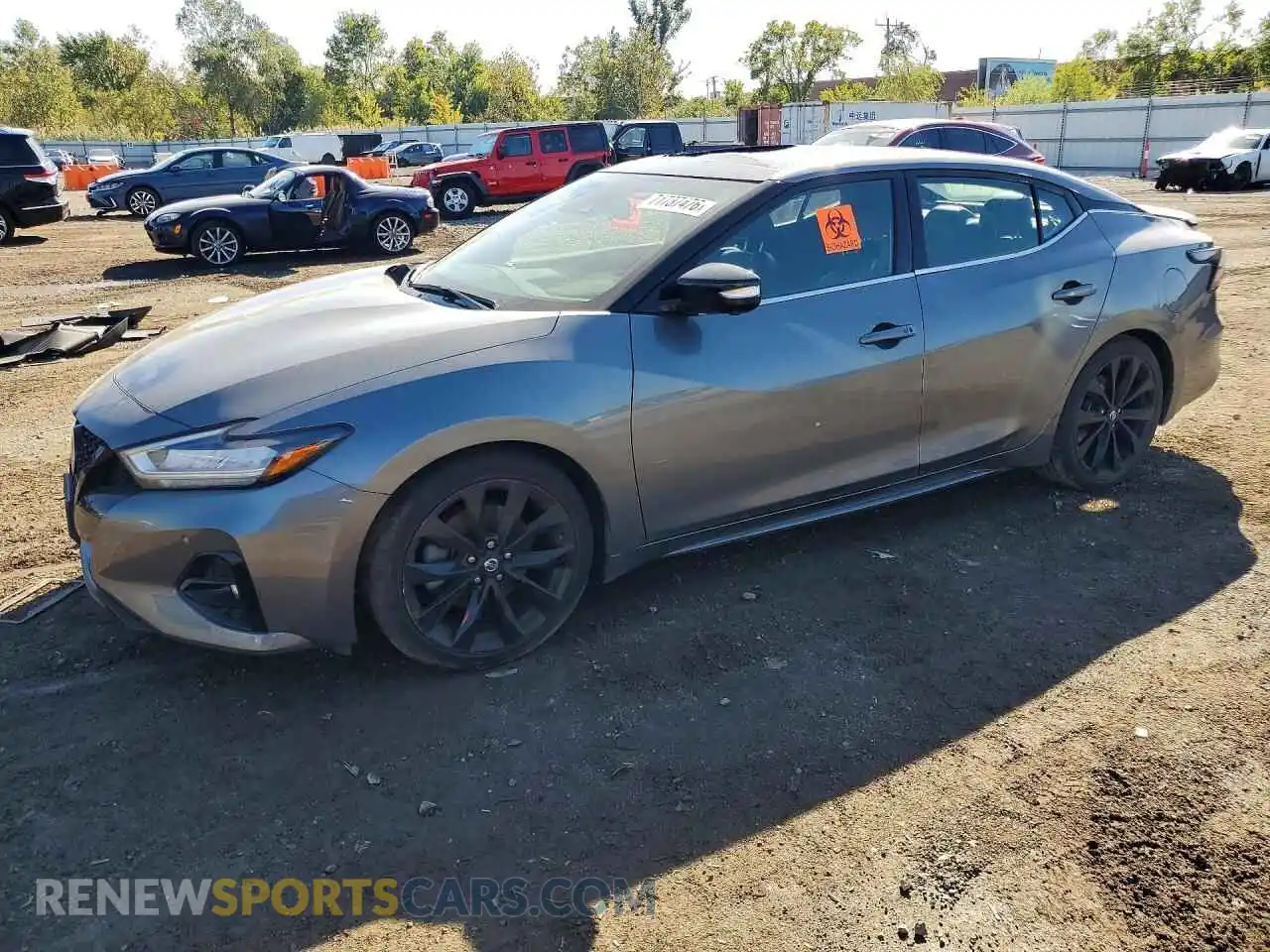 1 Photograph of a damaged car 1N4AA6EVXMC501190 NISSAN MAXIMA 2021