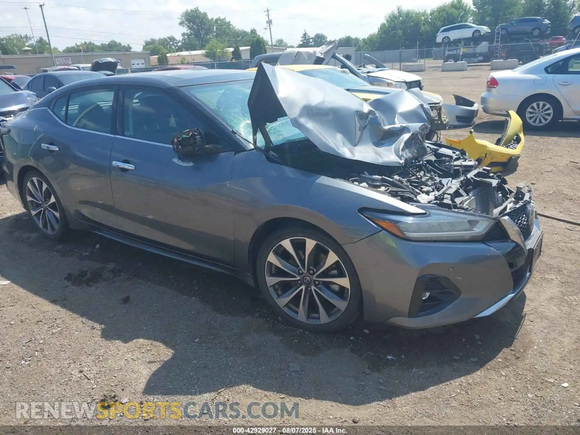 1 Photograph of a damaged car 1N4AA6FV1MC514697 NISSAN MAXIMA 2021