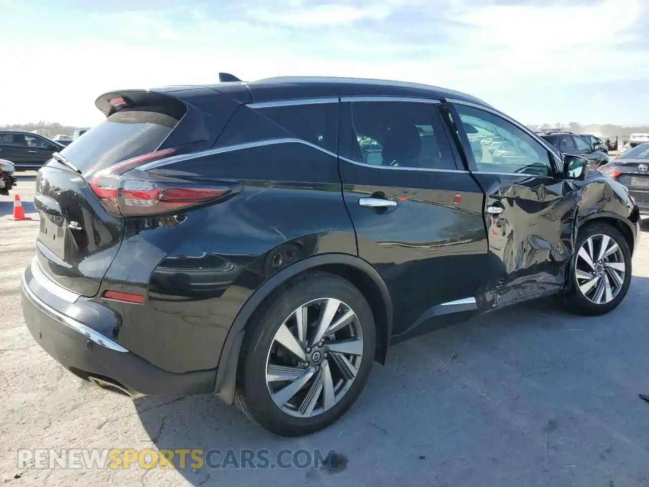 3 fotografías del automóvil dañado 5N1AZ2MJ3KN138738 NISSAN MURANO 2019