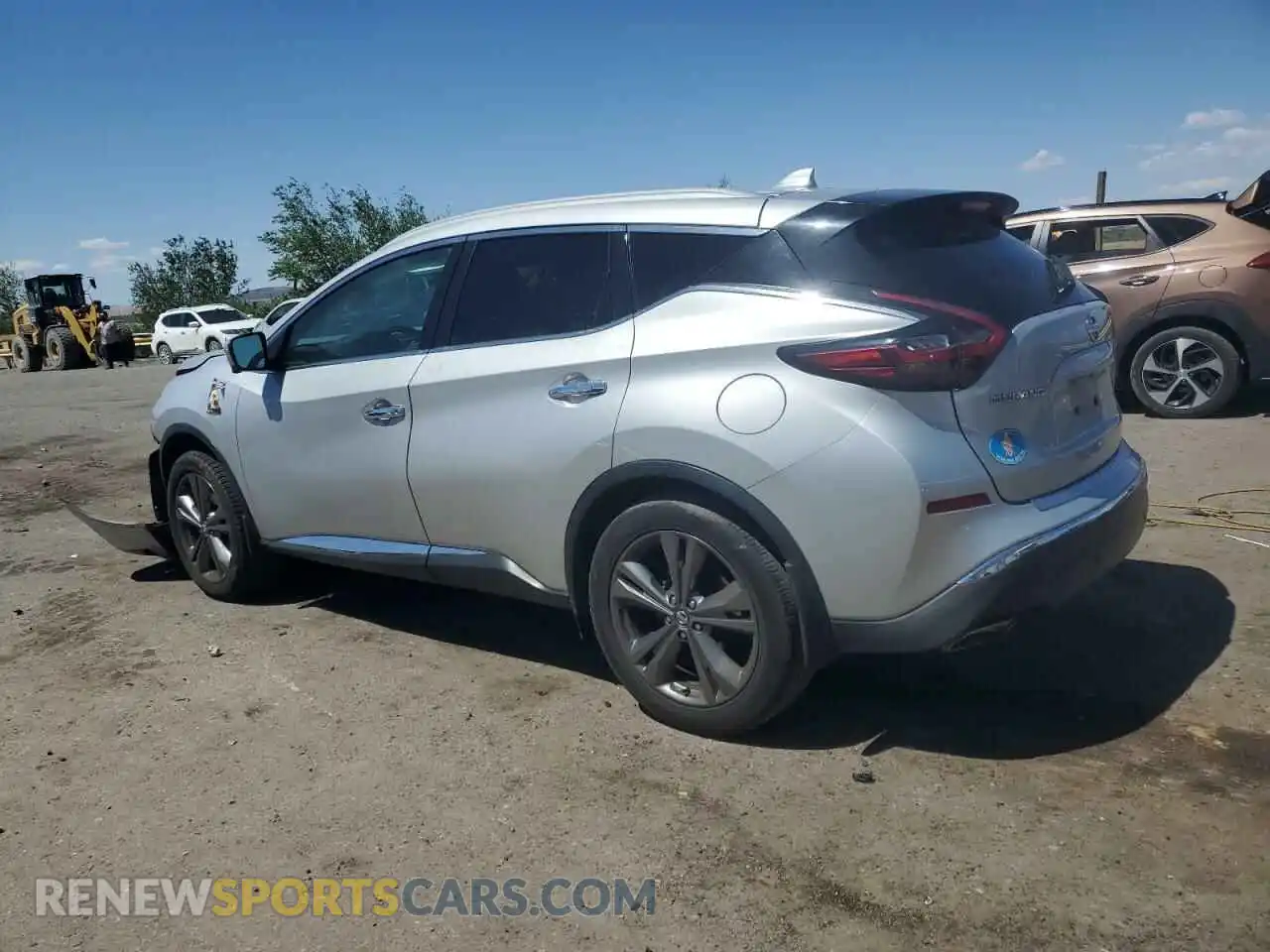 2 fotografías del automóvil dañado 5N1AZ2MJ8KN142753 NISSAN MURANO 2019