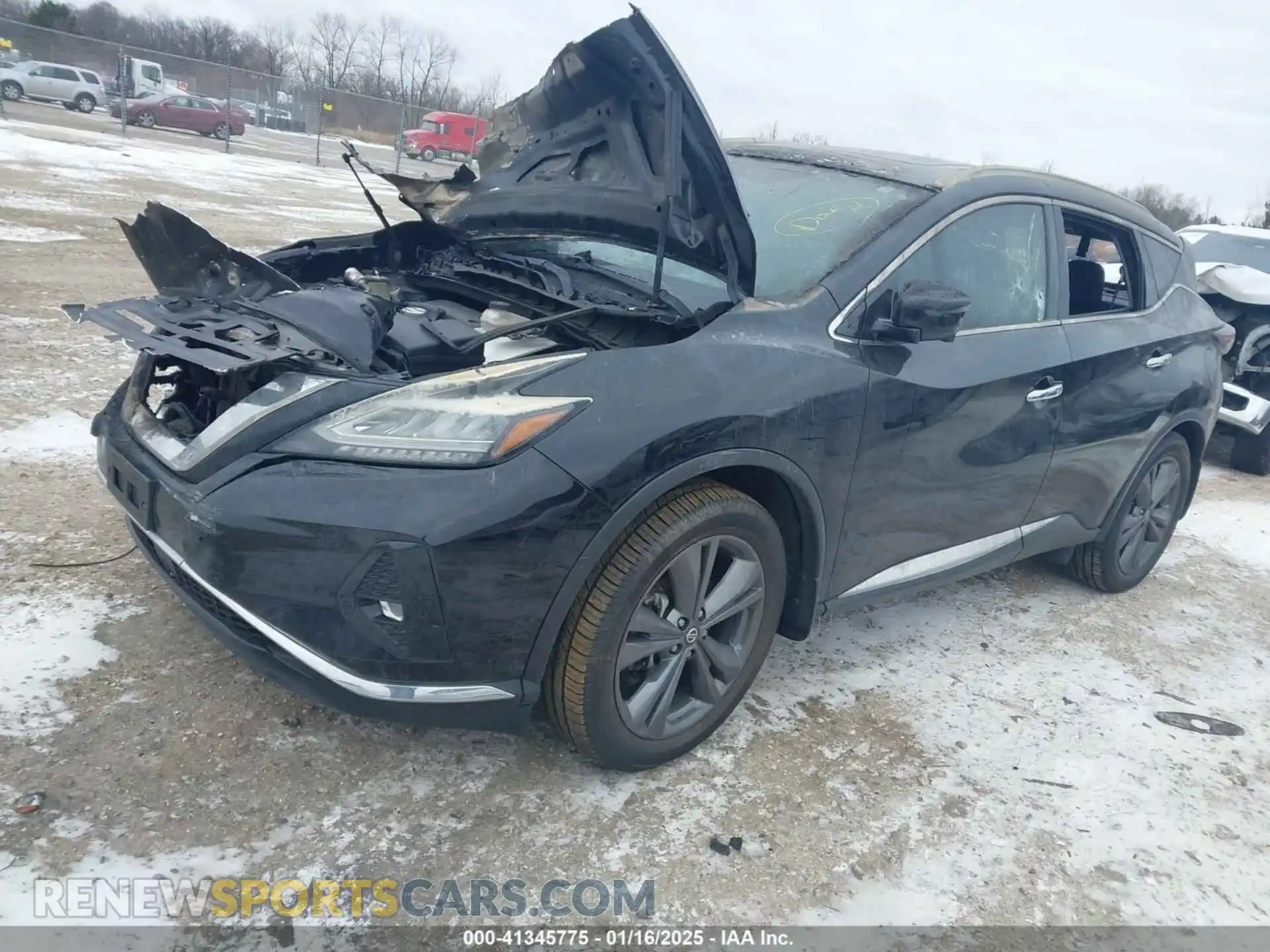 2 fotografías del automóvil dañado 5N1AZ2DS5LN156412 NISSAN MURANO 2020