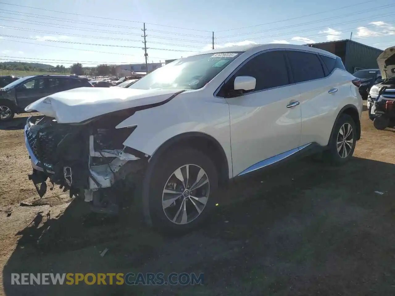 1 Photograph of a damaged car 5N1AZ2AS2MC104236 NISSAN MURANO 2021