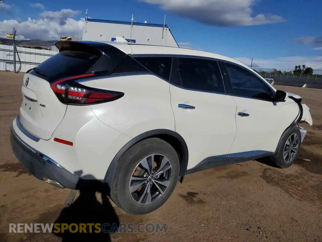 3 Photograph of a damaged car 5N1AZ2AS2MC104236 NISSAN MURANO 2021