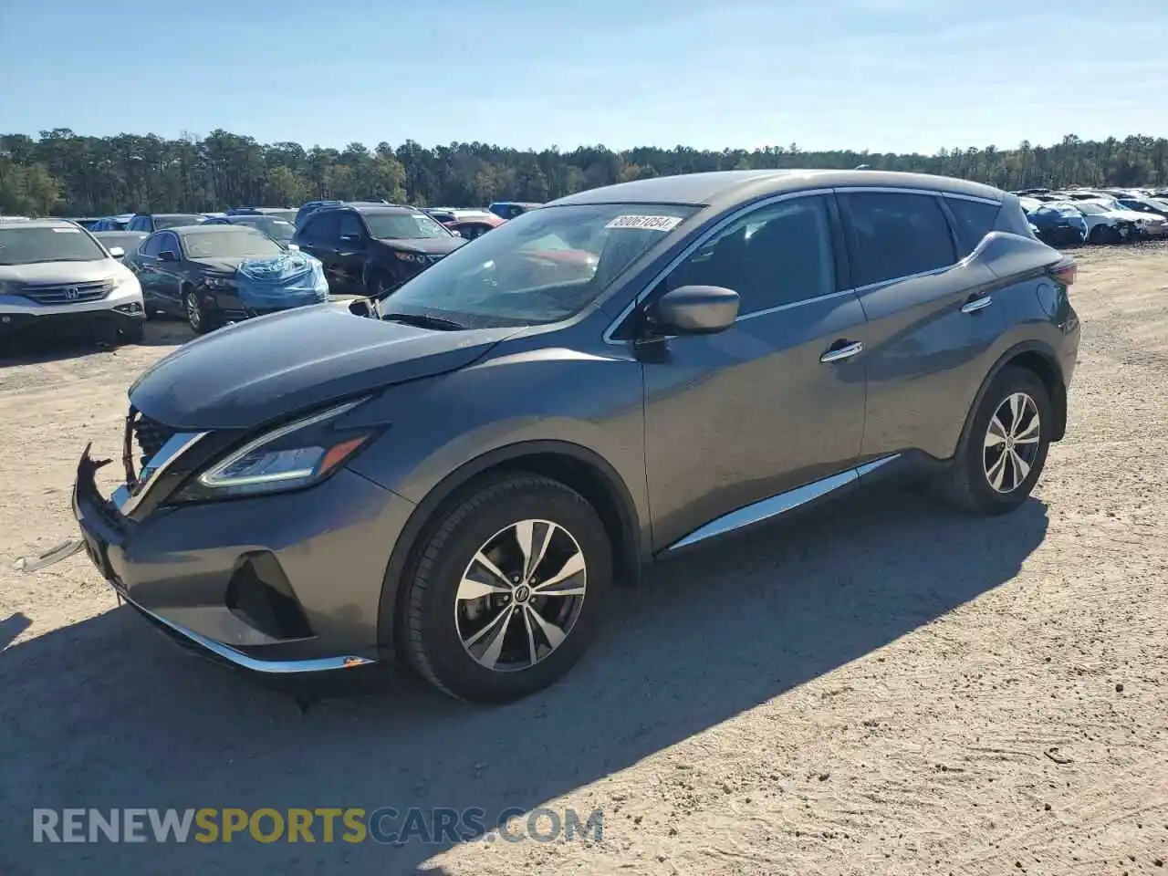 1 Photograph of a damaged car 5N1AZ2AS2MC141528 NISSAN MURANO 2021