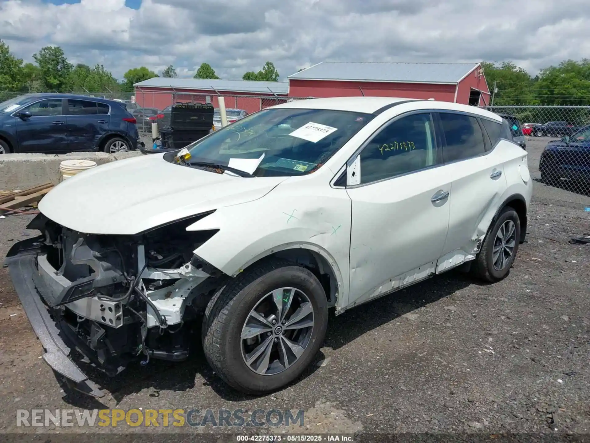 2 Photograph of a damaged car 5N1AZ2AS3MC146950 NISSAN MURANO 2021