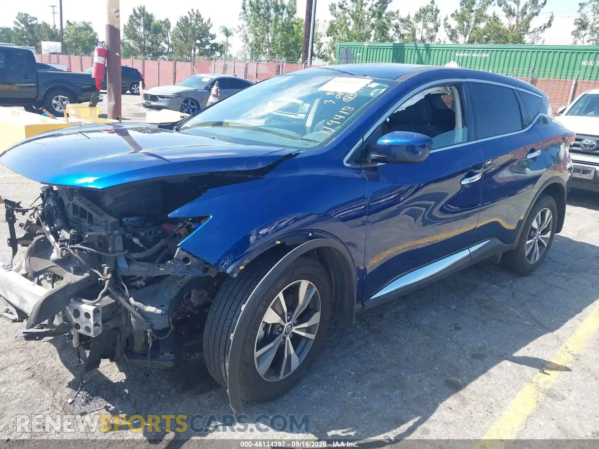 2 Photograph of a damaged car 5N1AZ2AS6MC119418 NISSAN MURANO 2021