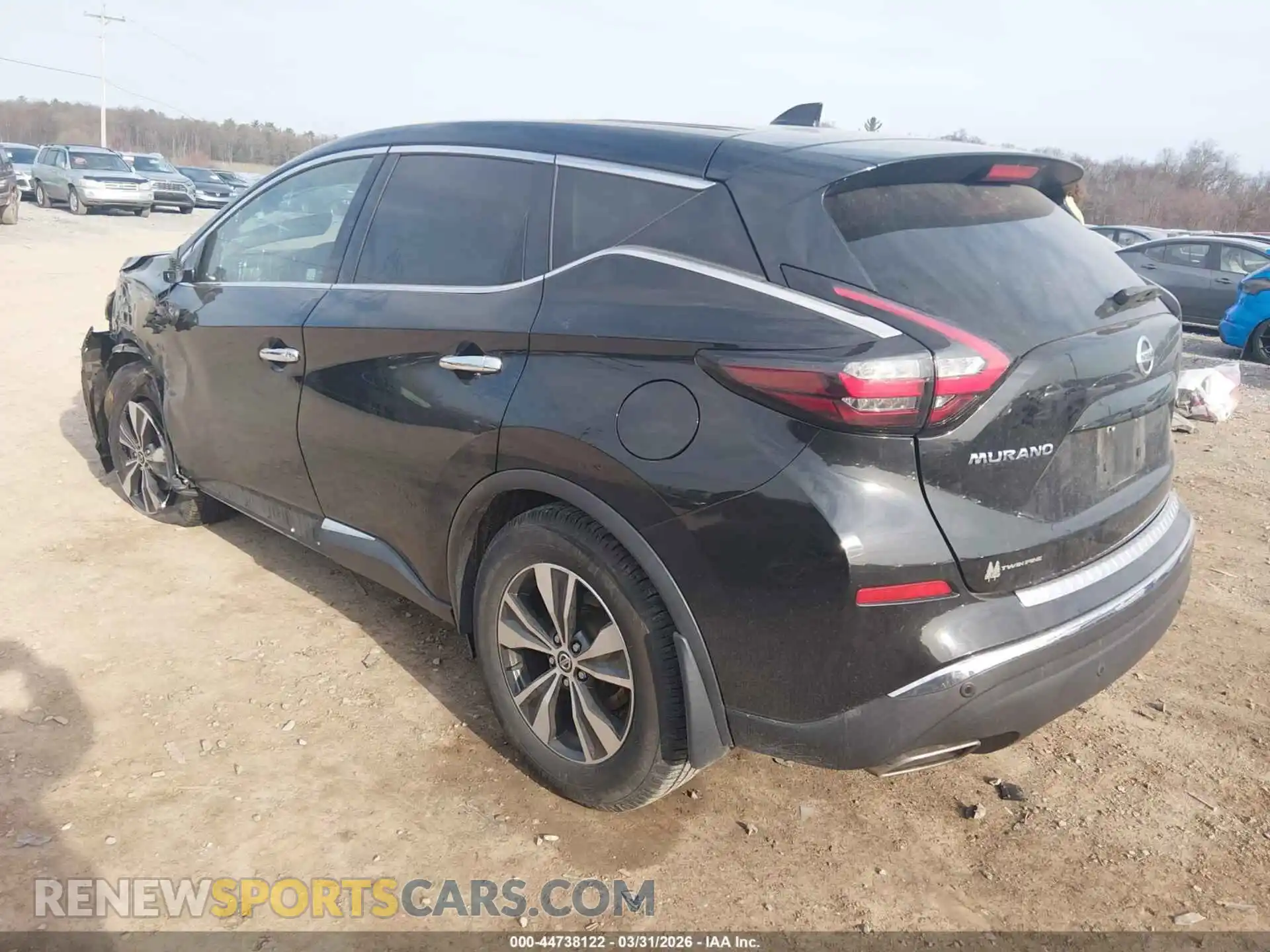 3 Photograph of a damaged car 5N1AZ2AS6MC138471 NISSAN MURANO 2021