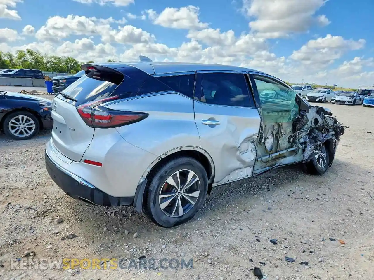 3 Photograph of a damaged car 5N1AZ2AS8MC127049 NISSAN MURANO 2021