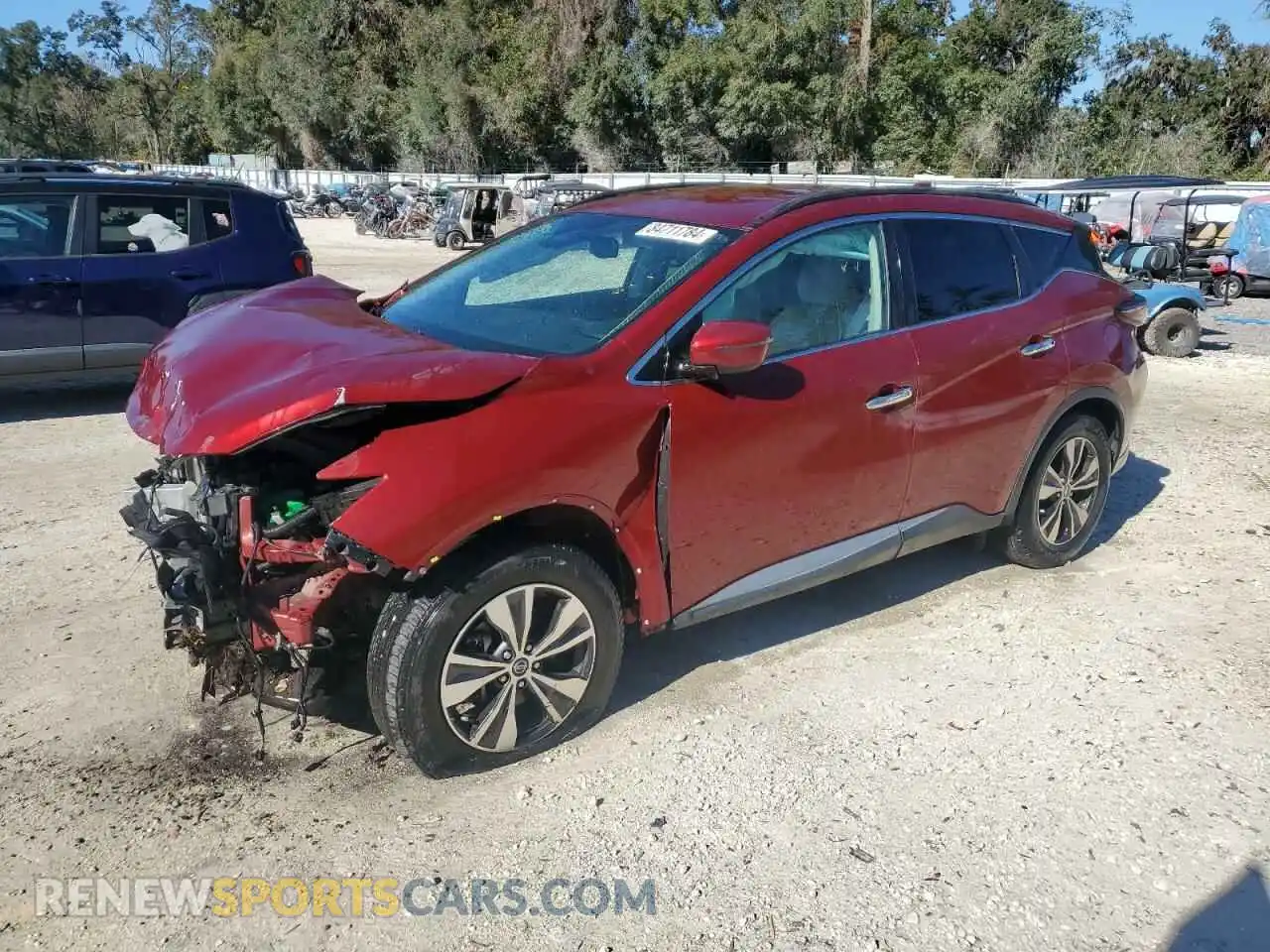 1 Photograph of a damaged car 5N1AZ2BS2MC112979 NISSAN MURANO 2021