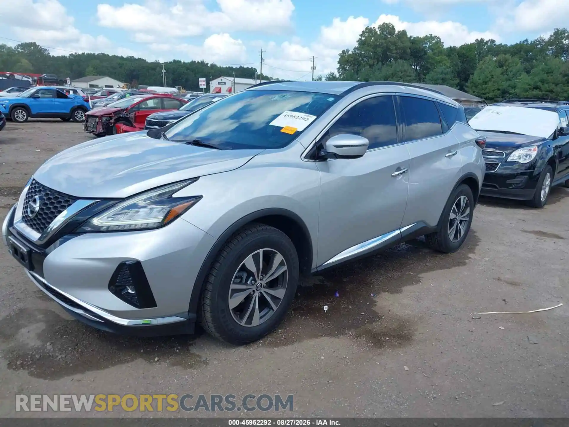 2 fotografías del automóvil dañado 5N1AZ2BS7MC101282 NISSAN MURANO 2021