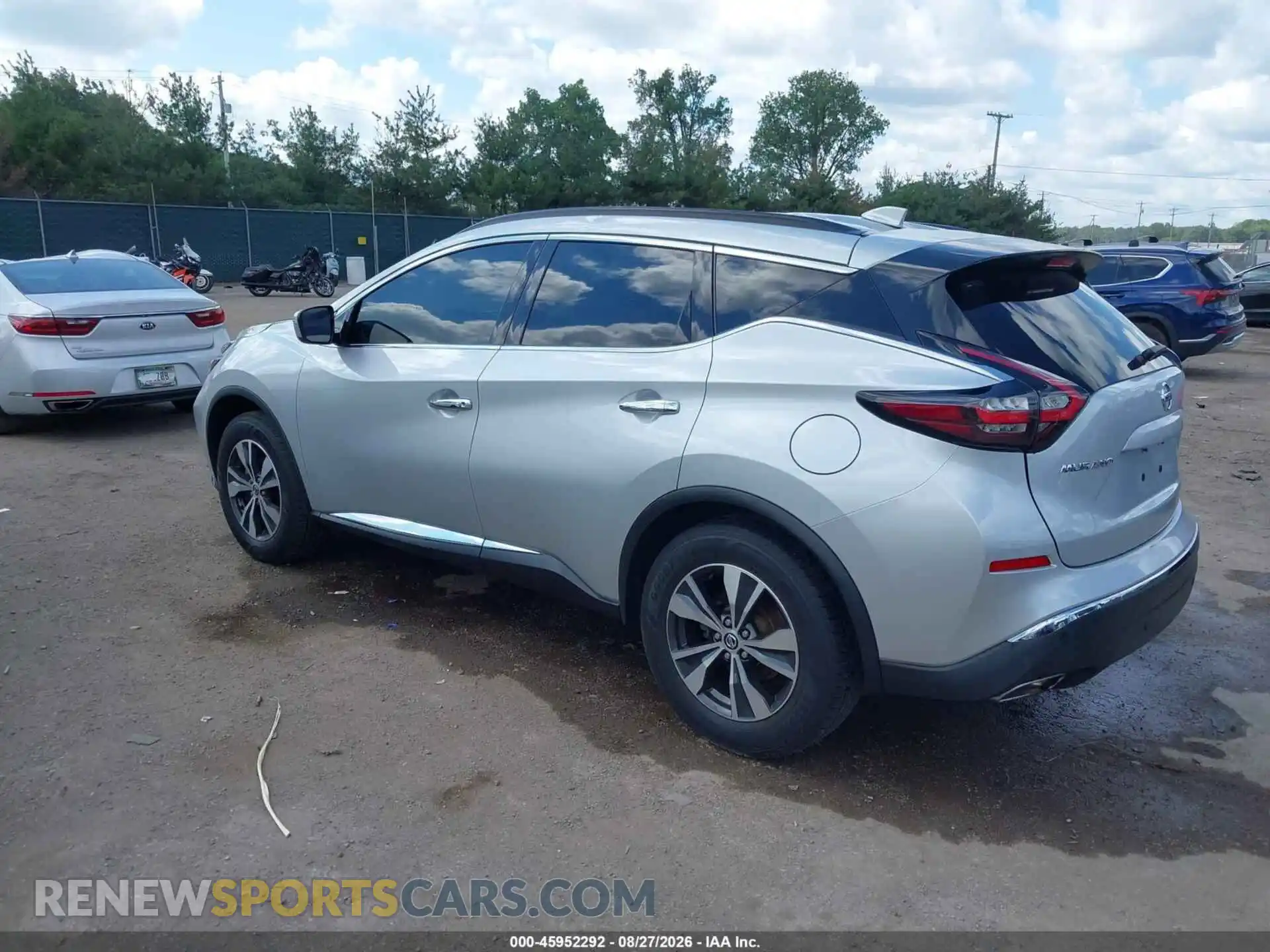 3 fotografías del automóvil dañado 5N1AZ2BS7MC101282 NISSAN MURANO 2021