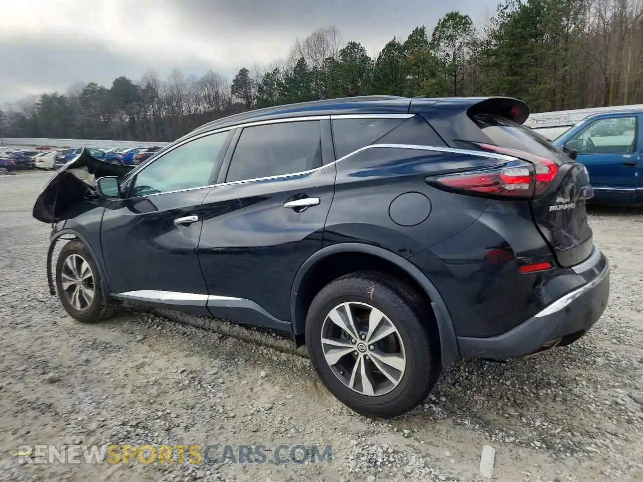 2 fotografías del automóvil dañado 5N1AZ2BS9MC103700 NISSAN MURANO 2021