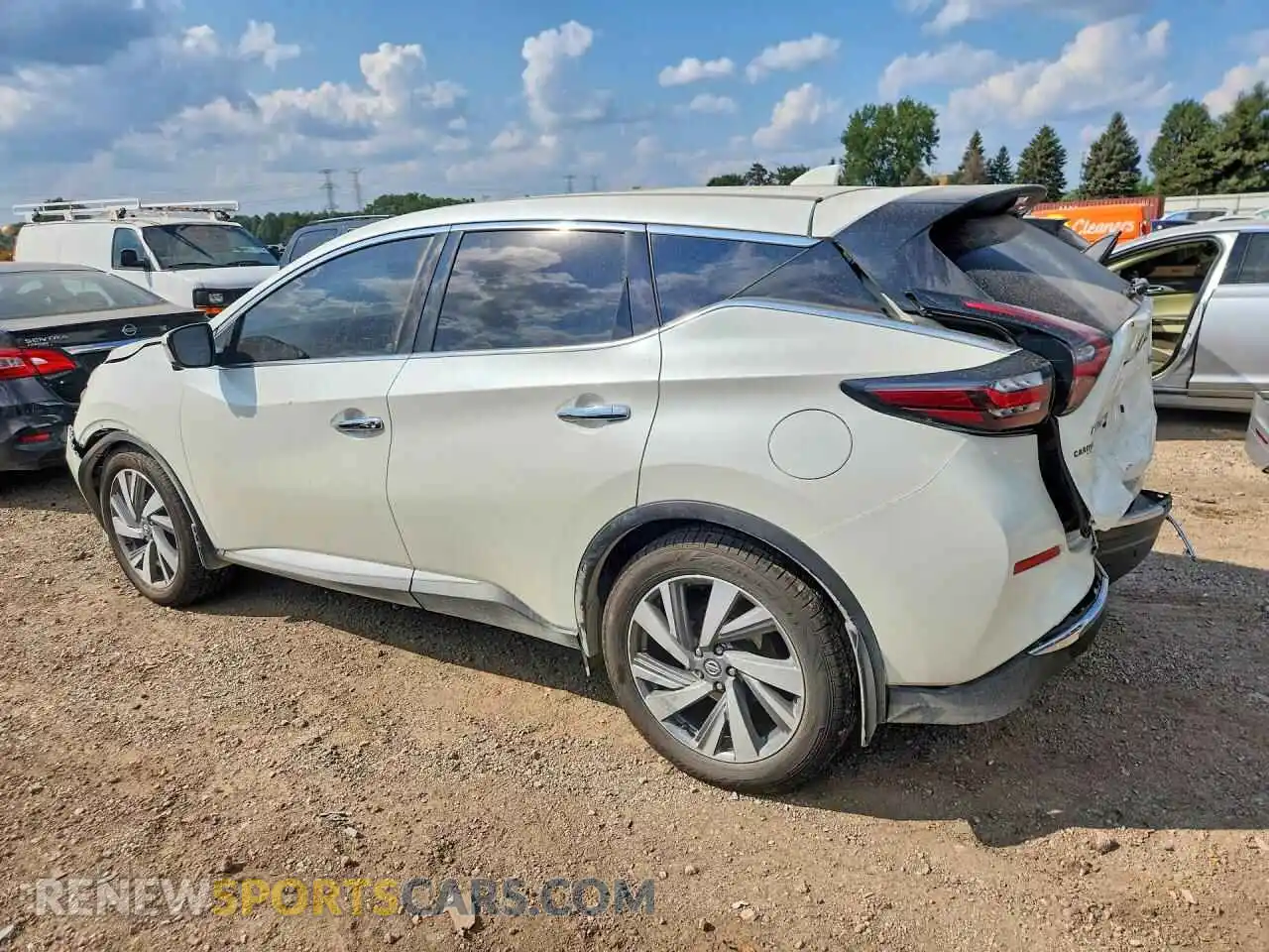 2 fotografías del automóvil dañado 5N1AZ2CS0MC123008 NISSAN MURANO 2021