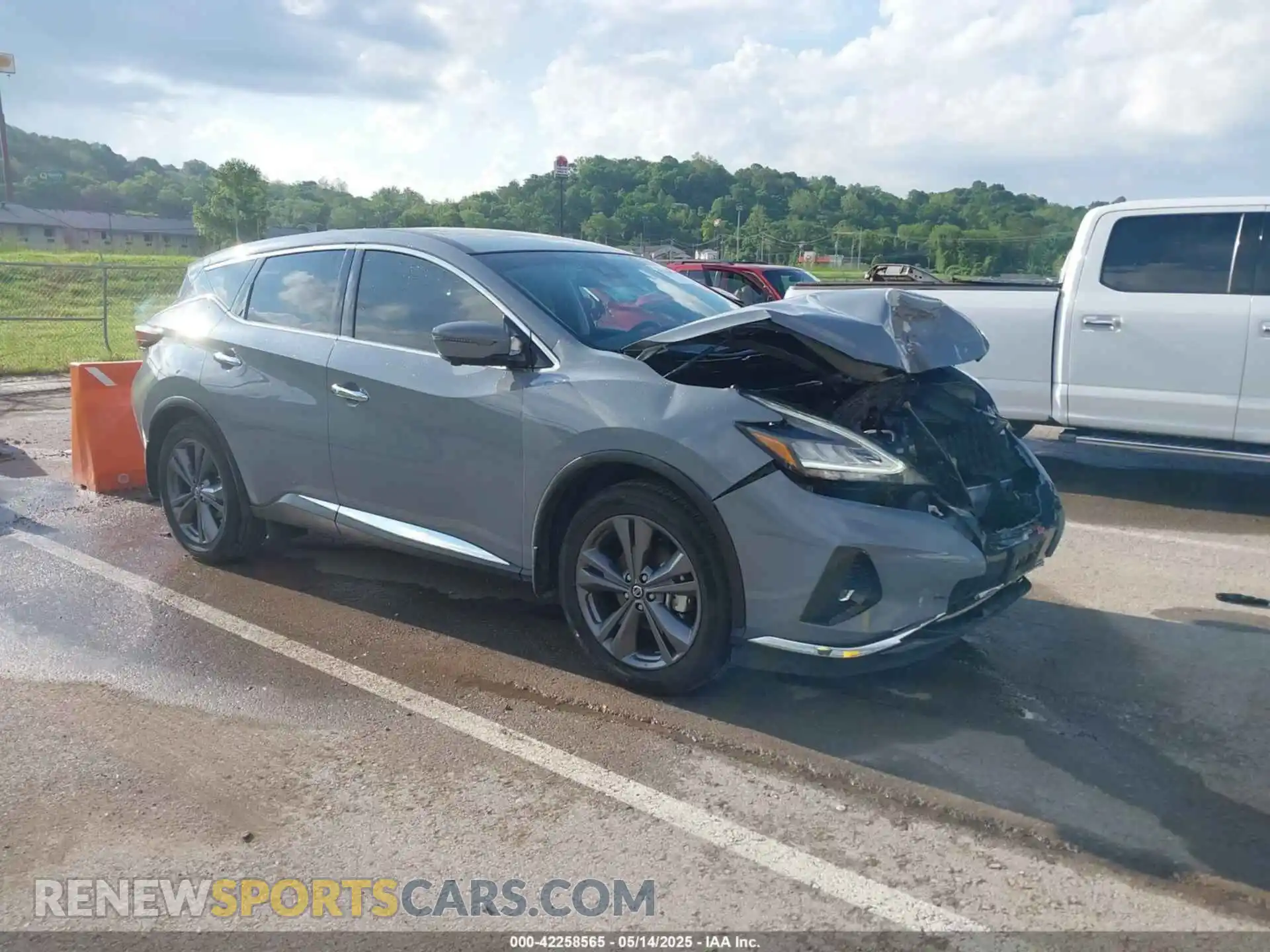 1 Photograph of a damaged car 5N1AZ2CS1MC125236 NISSAN MURANO 2021