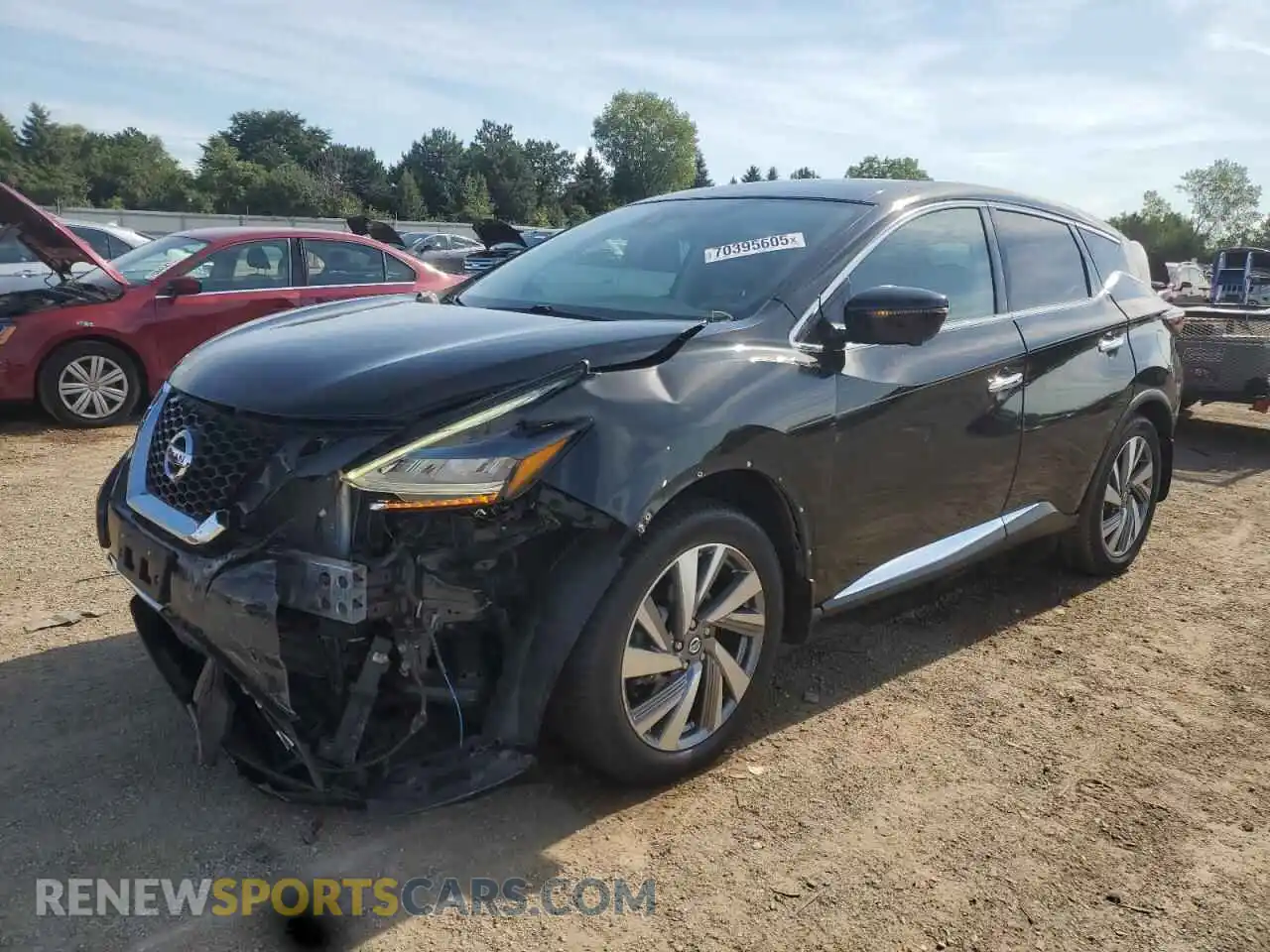 1 Photograph of a damaged car 5N1AZ2CS2MC127125 NISSAN MURANO 2021
