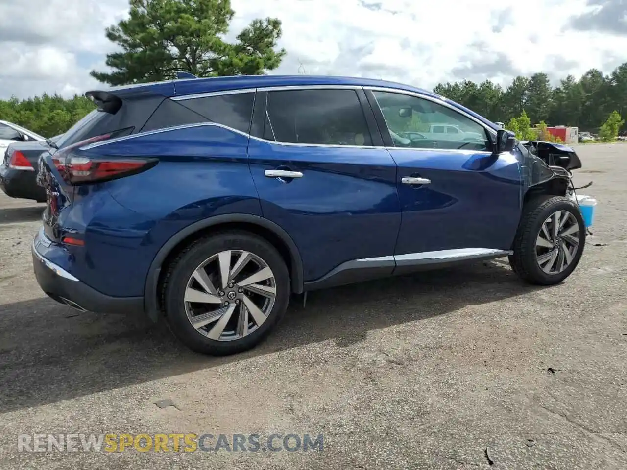 3 fotografías del automóvil dañado 5N1AZ2CS2MC137878 NISSAN MURANO 2021