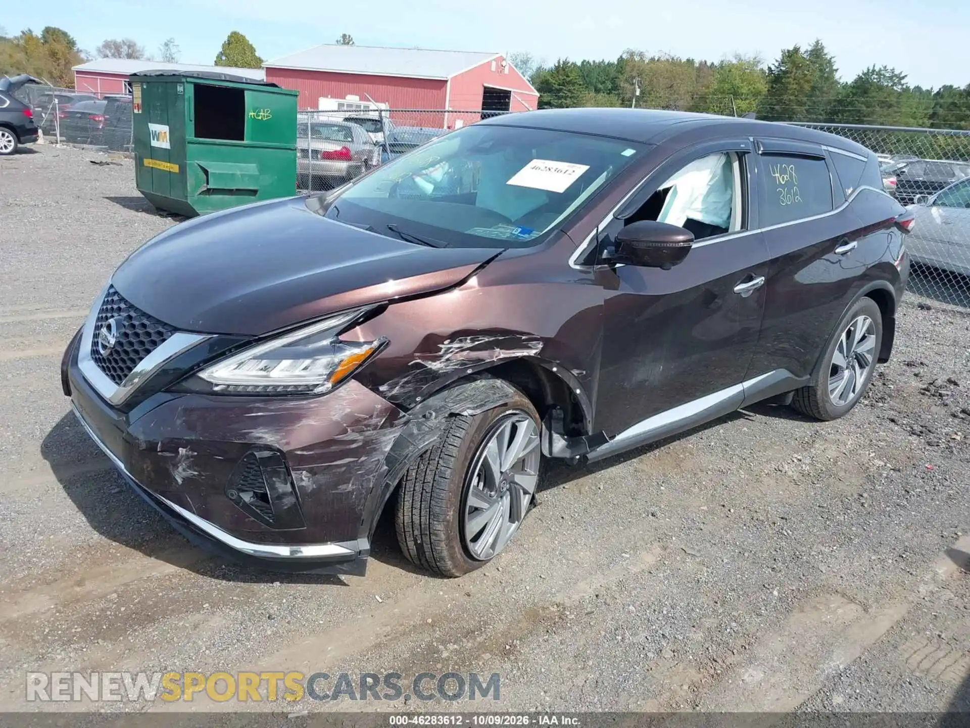 2 Photograph of a damaged car 5N1AZ2CS2MC146466 NISSAN MURANO 2021