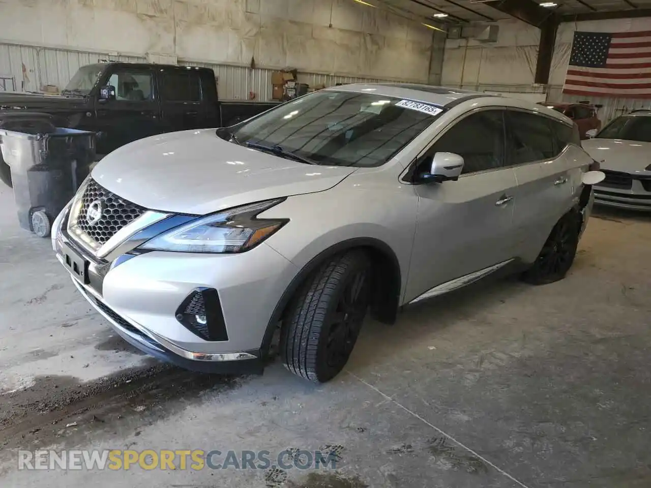 1 Photograph of a damaged car 5N1AZ2CS5MC139009 NISSAN MURANO 2021