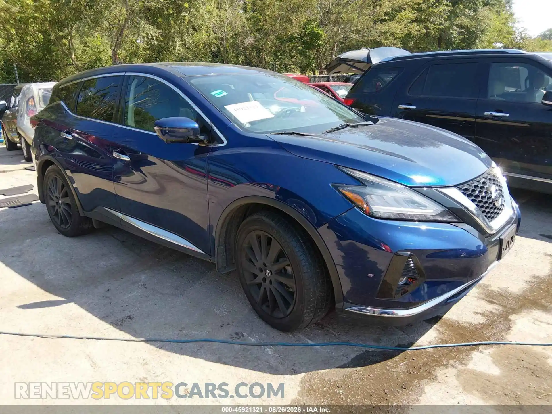 1 Photograph of a damaged car 5N1AZ2CS7MC100227 NISSAN MURANO 2021