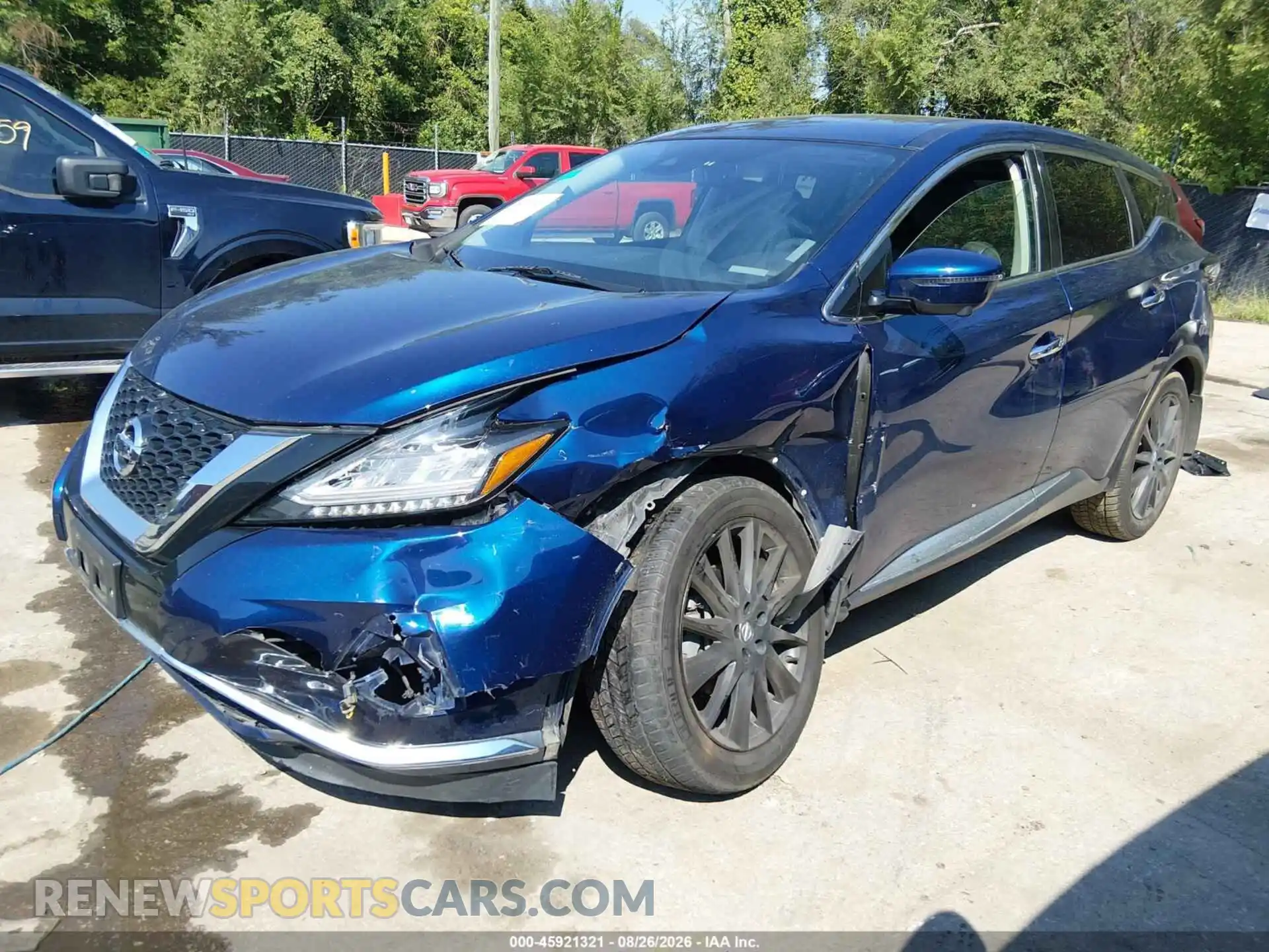 2 Photograph of a damaged car 5N1AZ2CS7MC100227 NISSAN MURANO 2021