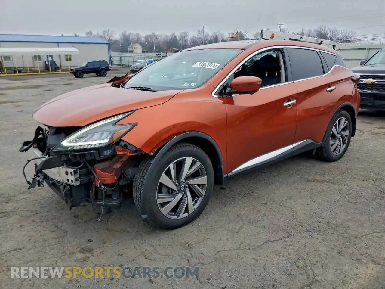 1 Photograph of a damaged car 5N1AZ2CS9MC117613 NISSAN MURANO 2021