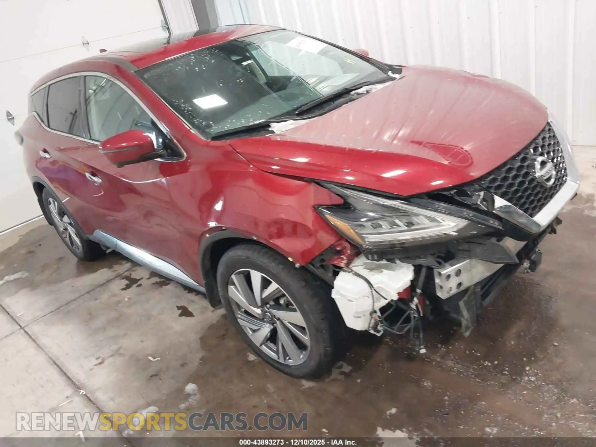 1 Photograph of a damaged car 5N1AZ2CSXMC124098 NISSAN MURANO 2021