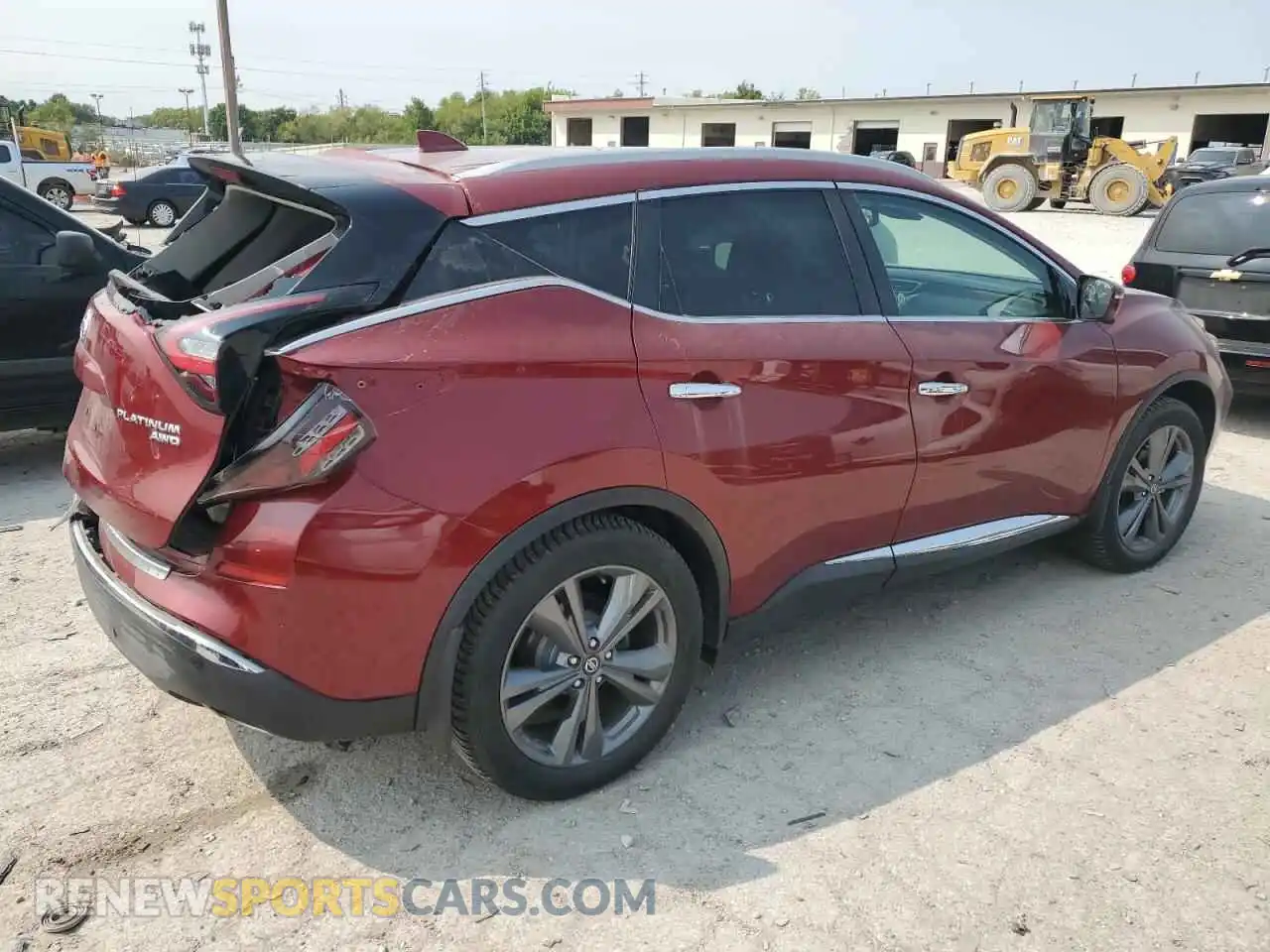 3 fotografías del automóvil dañado 5N1AZ2DS1MC121072 NISSAN MURANO 2021