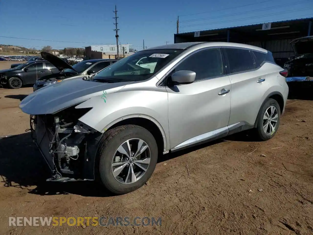 1 Photograph of a damaged car 5N1AZ2AS8PC113446 NISSAN MURANO 2023