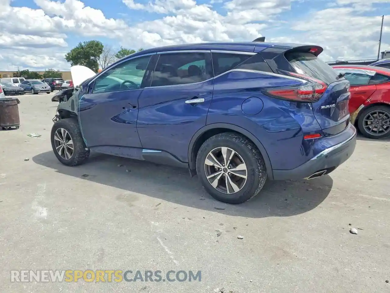 2 fotografías del automóvil dañado 5N1AZ2AS8PC126052 NISSAN MURANO 2023