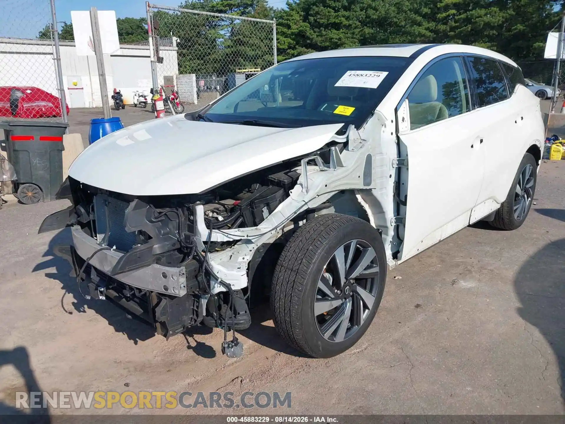 2 fotografías del automóvil dañado 5N1AZ2CS7RC110196 NISSAN MURANO 2024