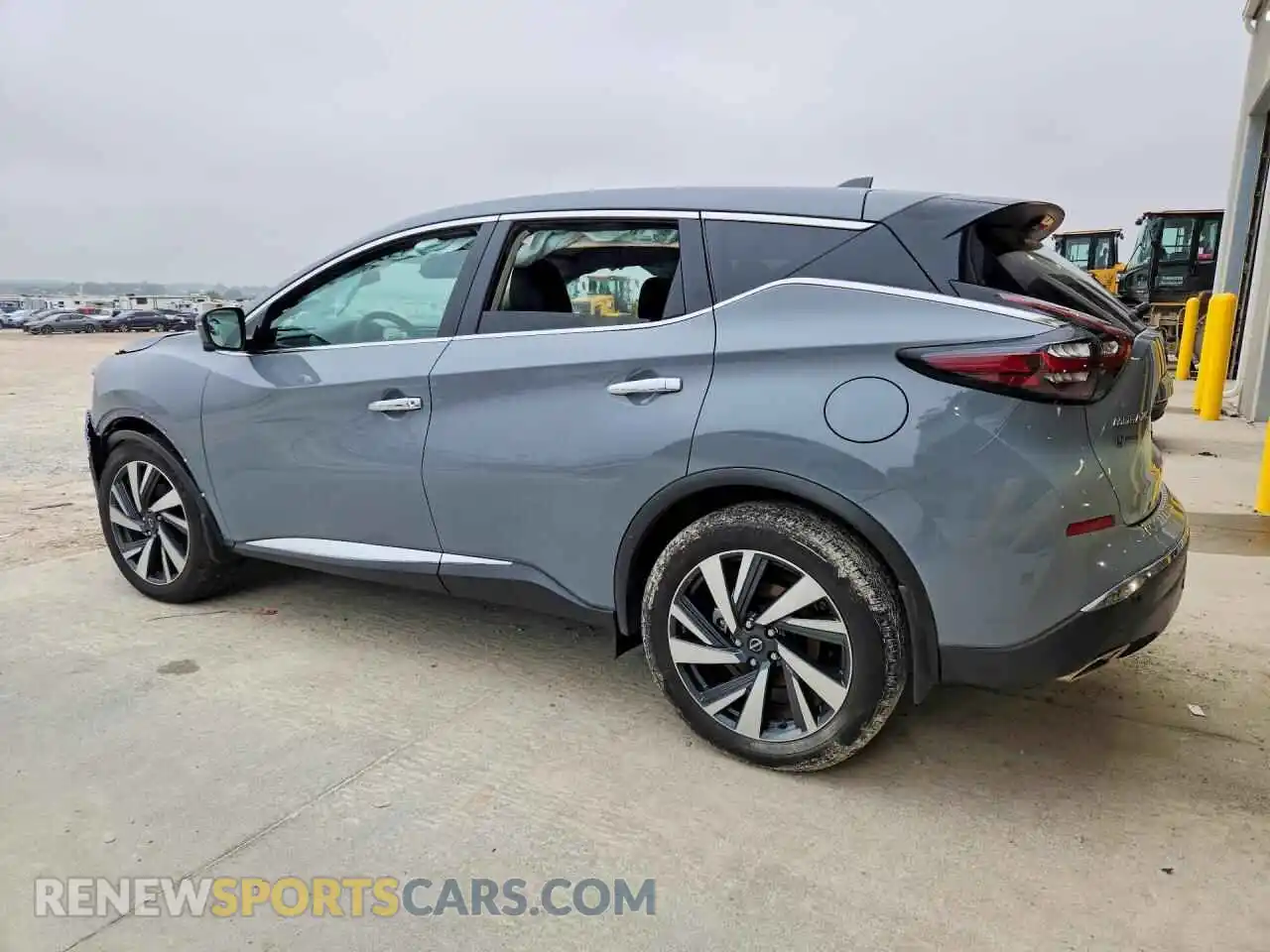2 fotografías del automóvil dañado 5N1AZ2CSXRC129342 NISSAN MURANO 2024