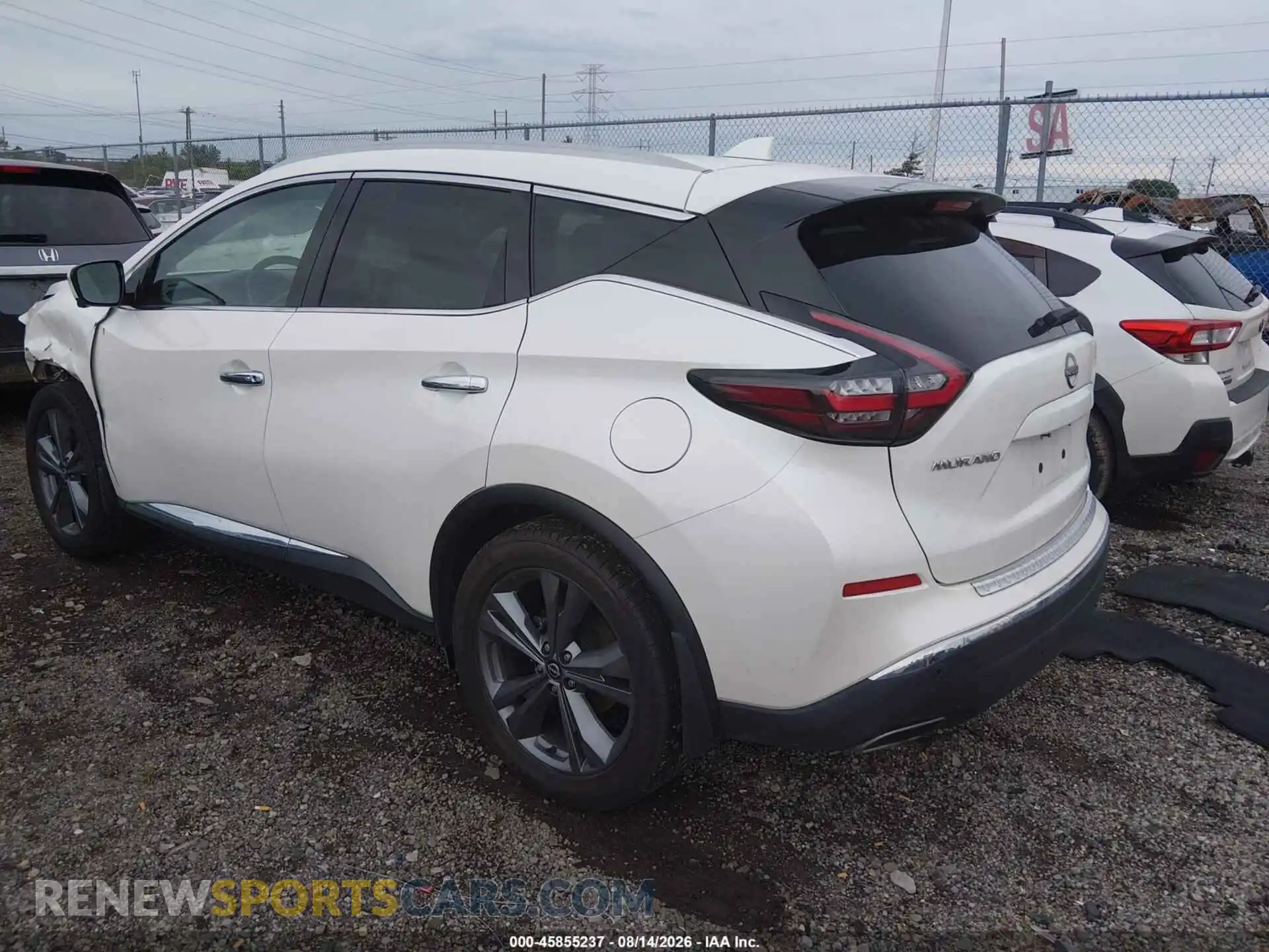 3 fotografías del automóvil dañado 5N1AZ2DS8RC129399 NISSAN MURANO 2024