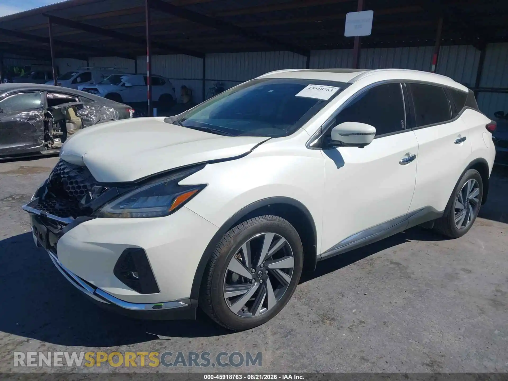 2 fotografías del automóvil dañado 5N1AZ2DSXRC118002 NISSAN MURANO 2024