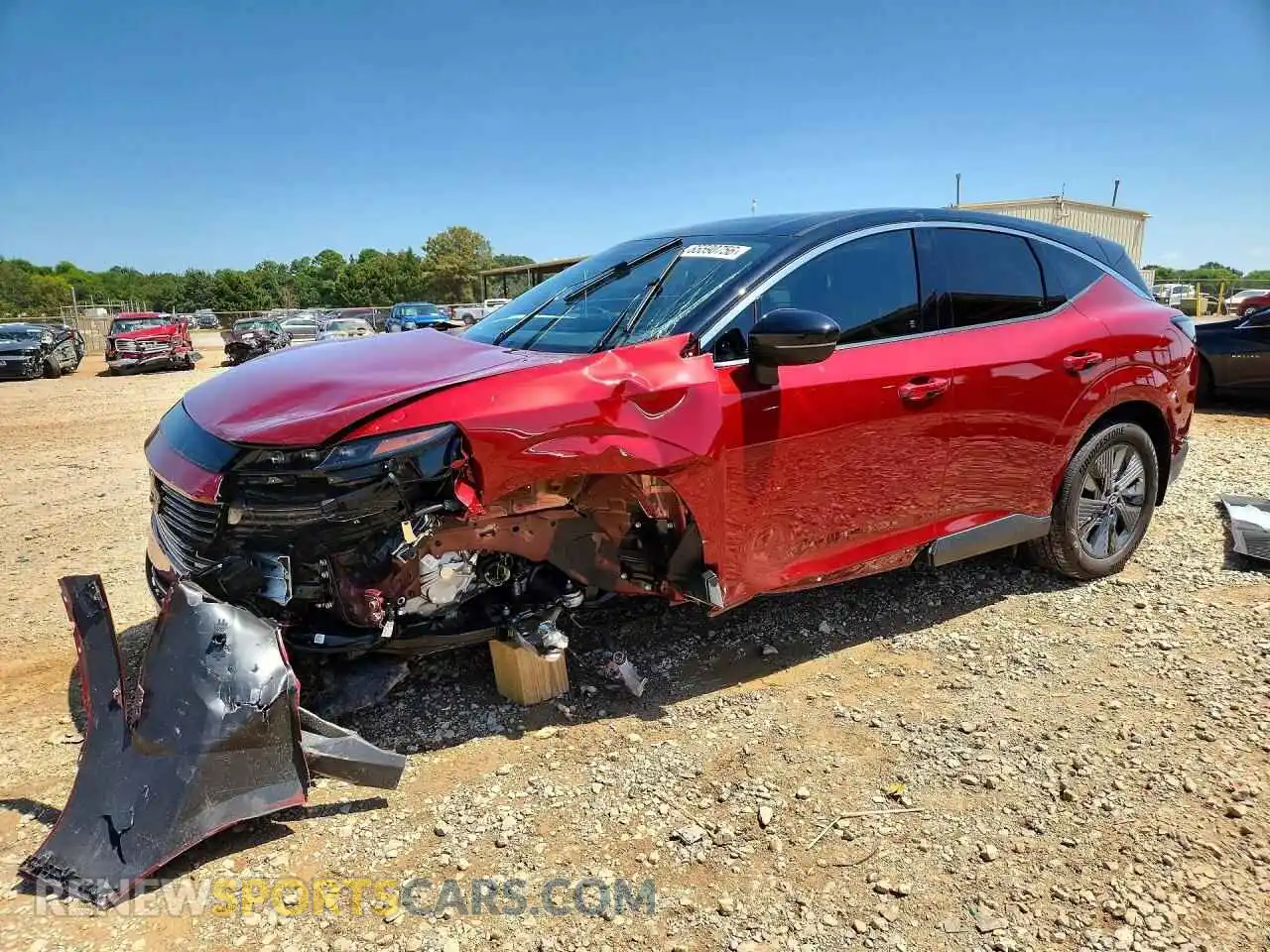 1 Photograph of a damaged car 5N1AZ3CS3SC117237 NISSAN MURANO 2025