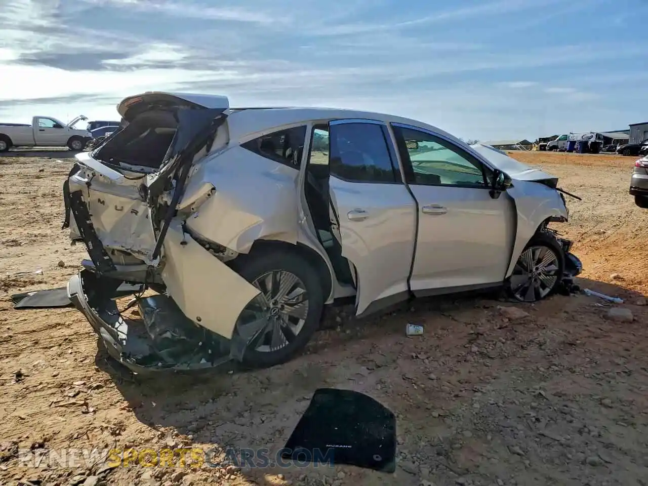 3 fotografías del automóvil dañado 5N1AZ3CS6SC127857 NISSAN MURANO 2025