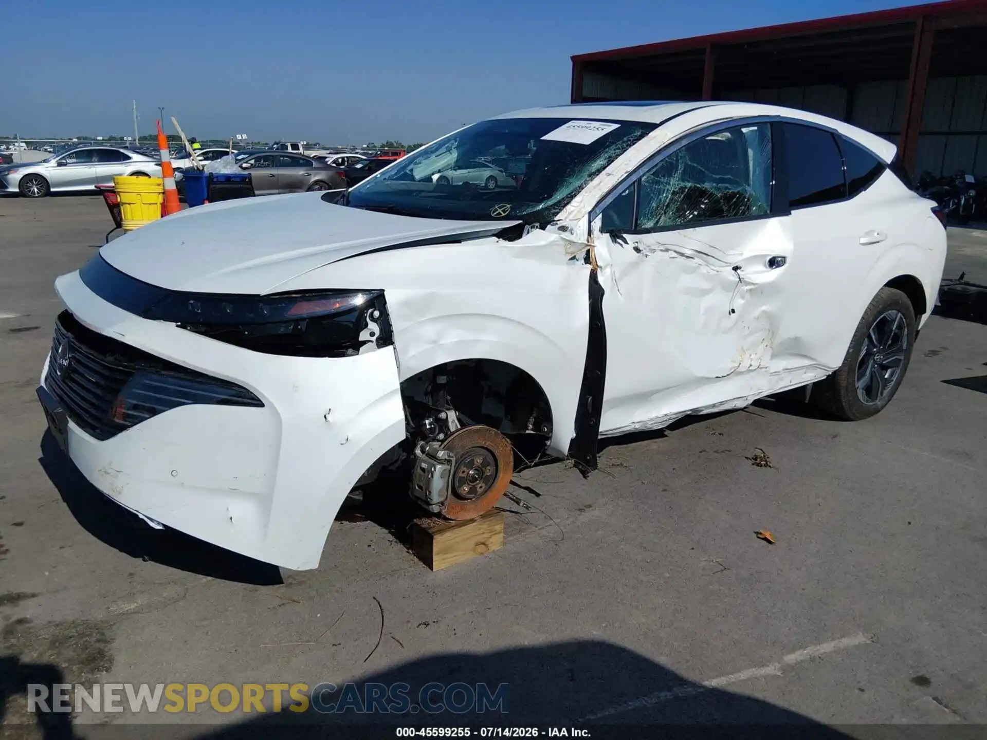 2 fotografías del automóvil dañado 5N1AZ3CSXSC139767 NISSAN MURANO 2025