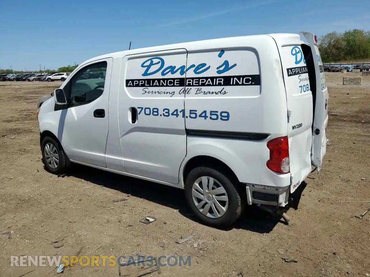 2 fotografías del automóvil dañado 3N6CM0KNXMK707399 NISSAN NV 2021