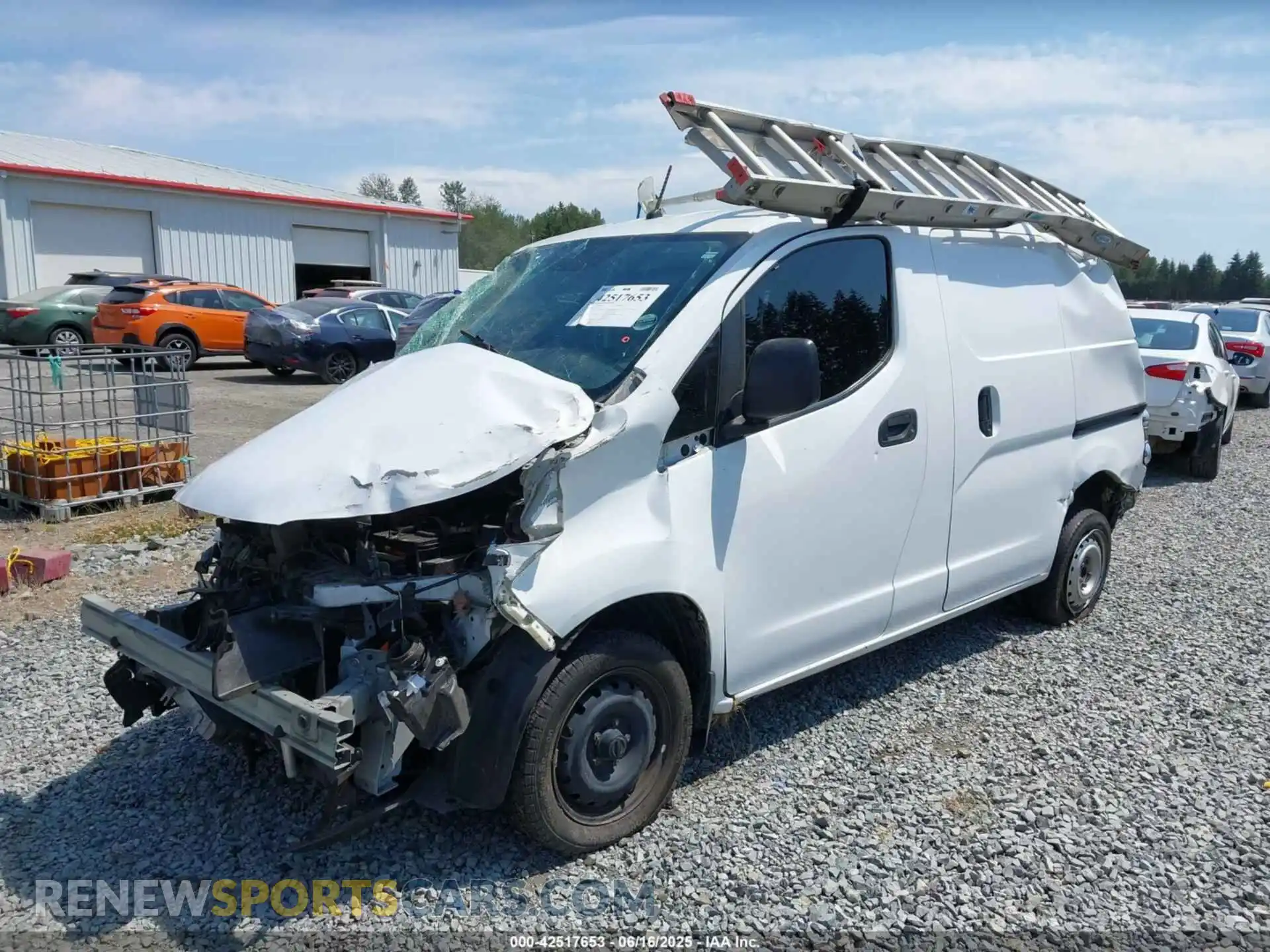 2 Фотография поврежденного автомобиля 3N6CM0KN7KK710158 NISSAN NV200 2019