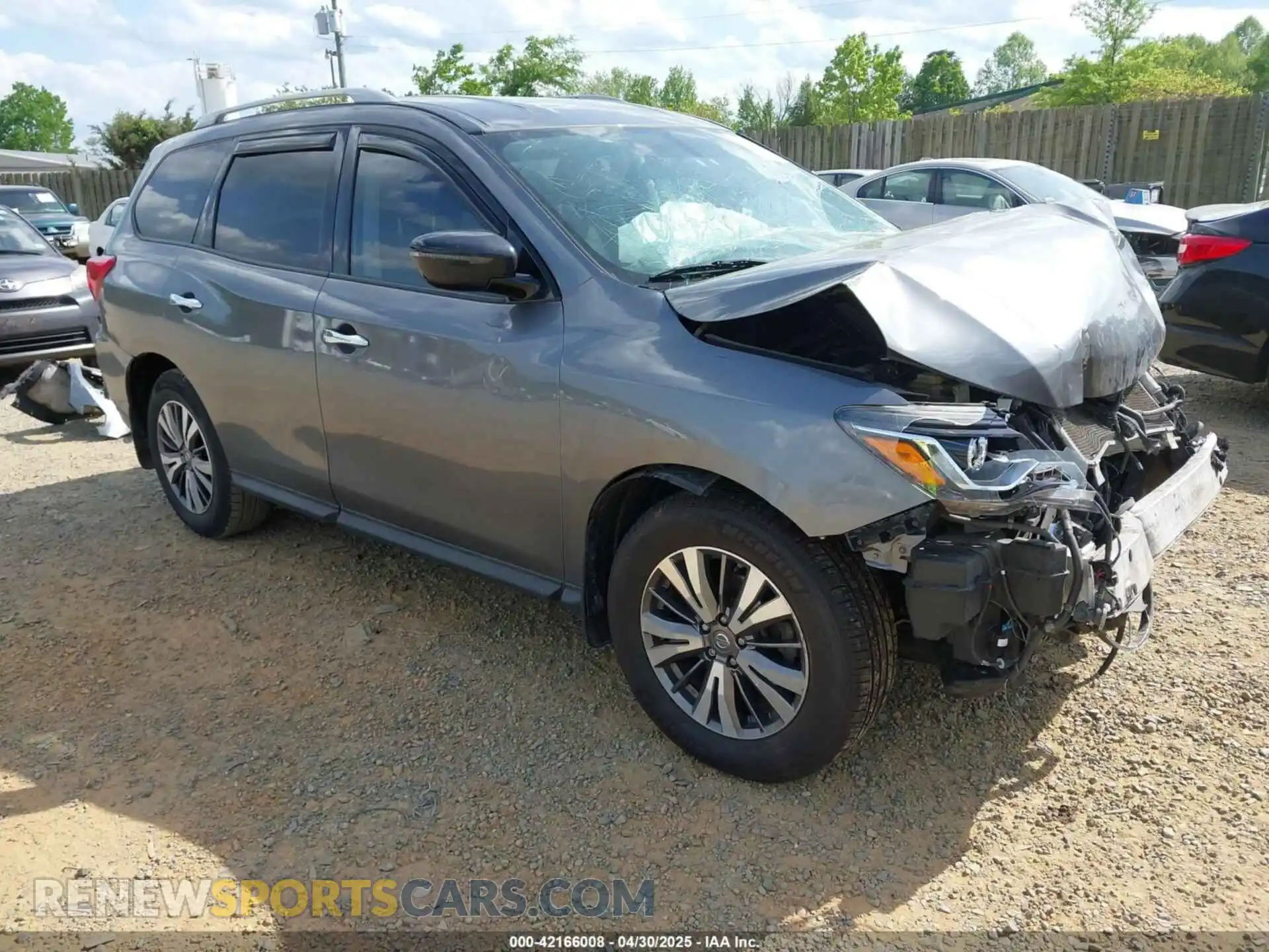 1 Photograph of a damaged car 5N1DR2MM0KC577754 NISSAN PATHFINDER 2019